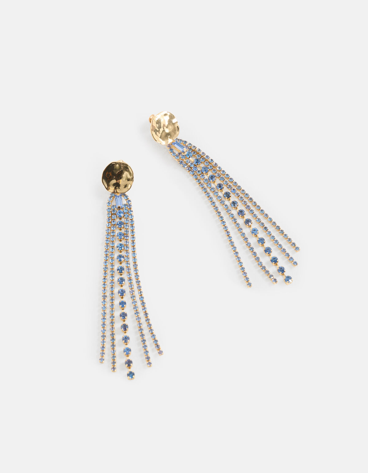 Ronde Strass Oorbellen Goud SHOEBY ACCESSOIRES
