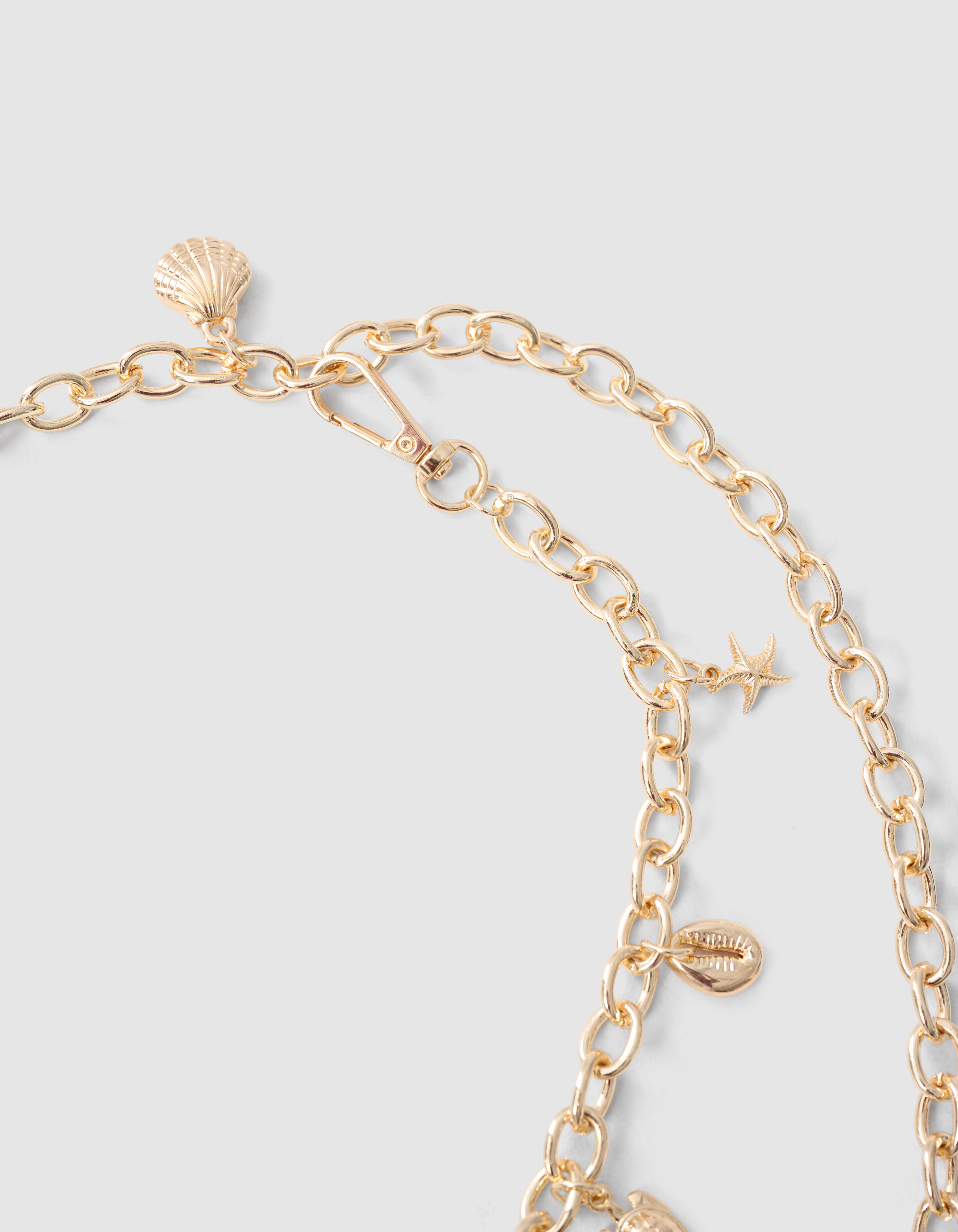 Charm Chain Riem Goud SHOEBY ACCESSOIRES
