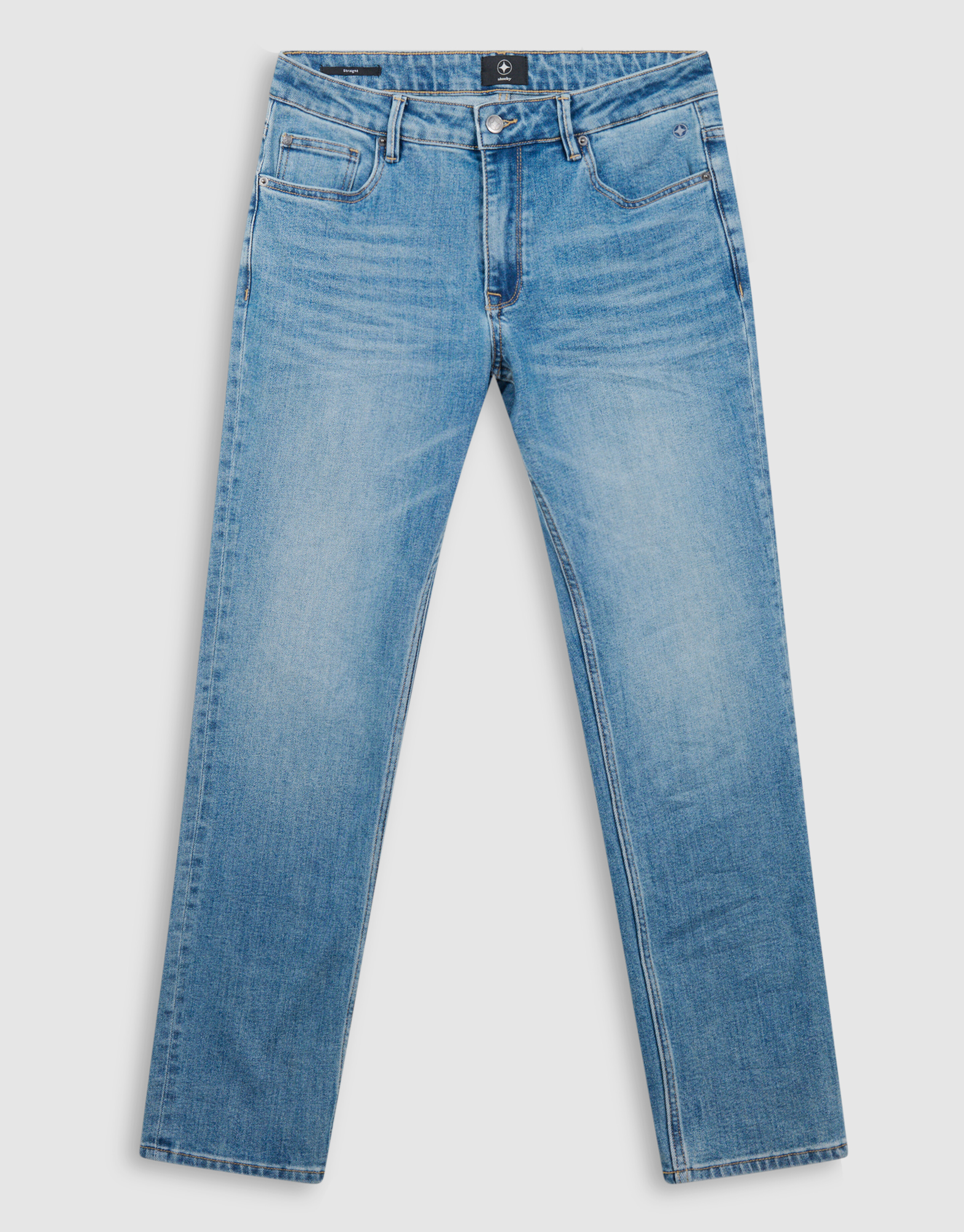 Straight Fit Jeans Blauw L32 SHOEBY MEN