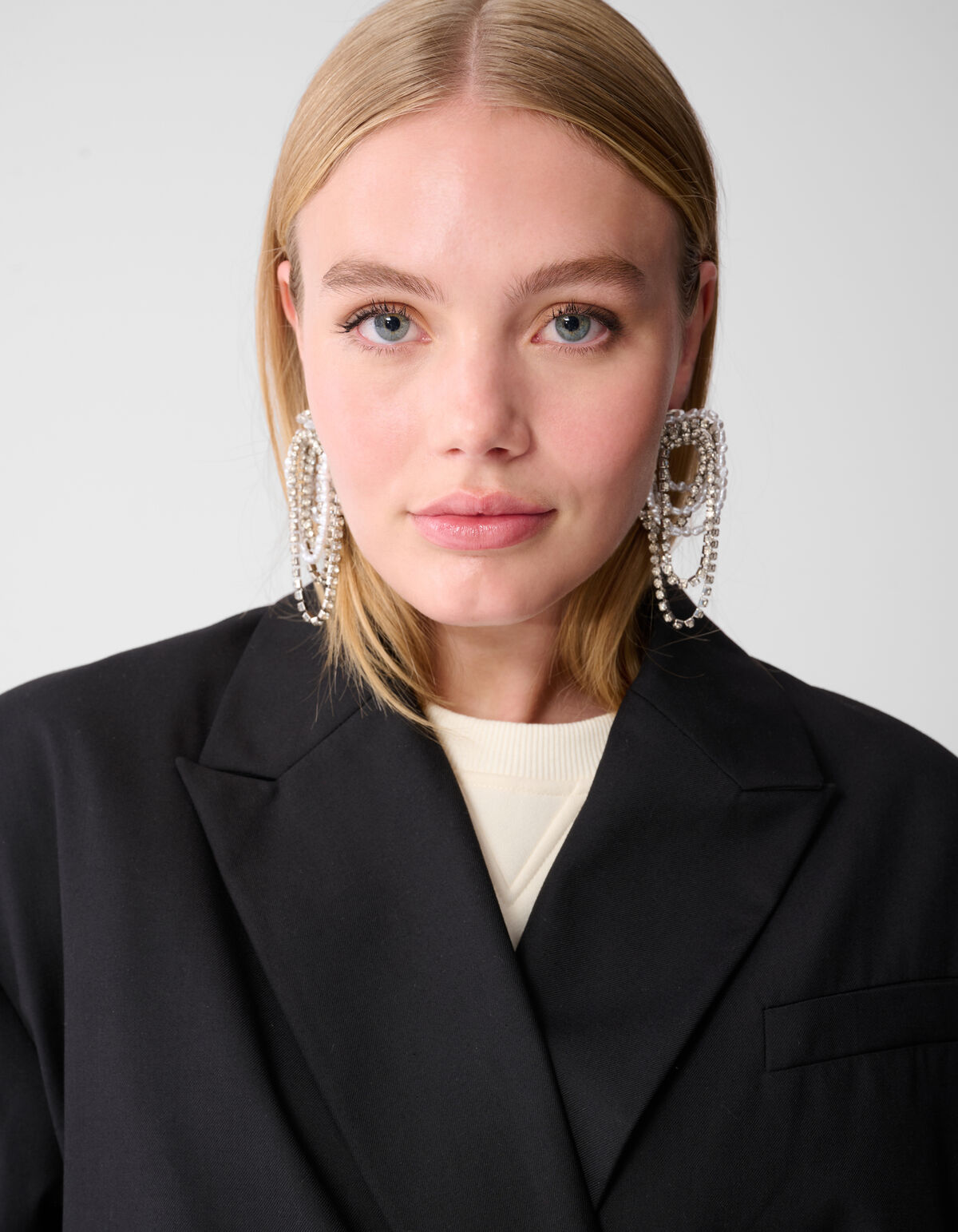 Mix Parel/Strass Oorbellen Zilver SHOEBY ACCESSOIRES