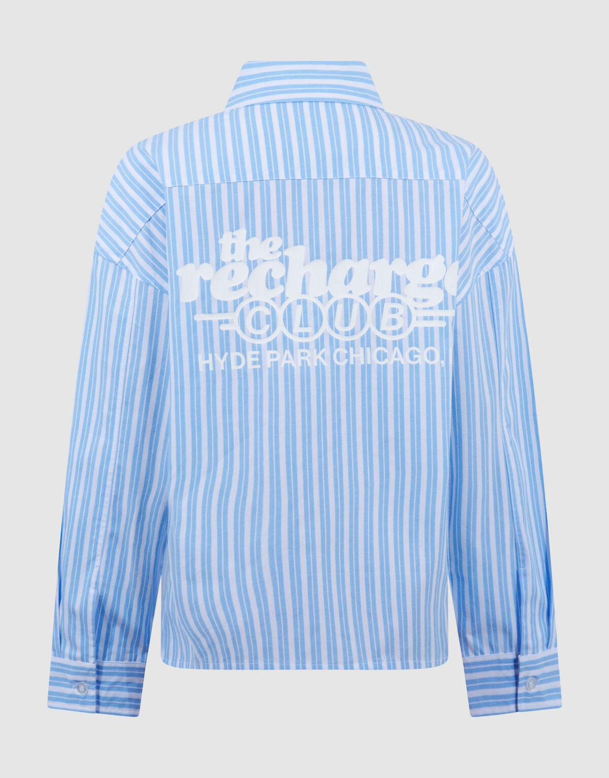 Stripe Artwork Overhemd Lichtblauw SHOEBY BOYS