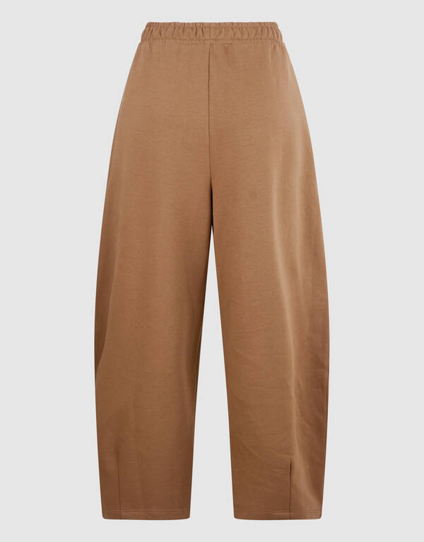 Loose Fit Sweat Broek Bruin SHOEBY WOMEN
