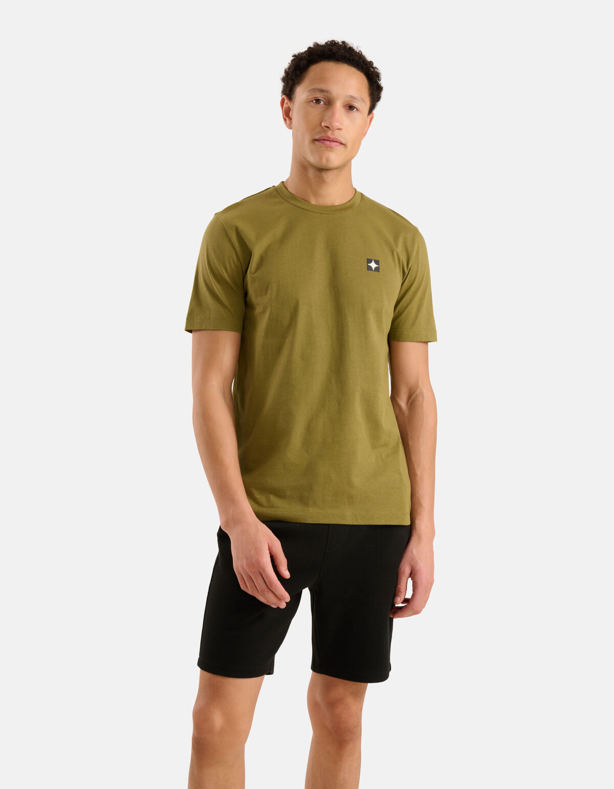 Sparkle T-shirt Groen SHOEBY MEN