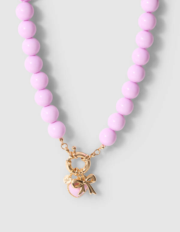 Statement Strik Ketting Paars SHOEBY ACCESSOIRES