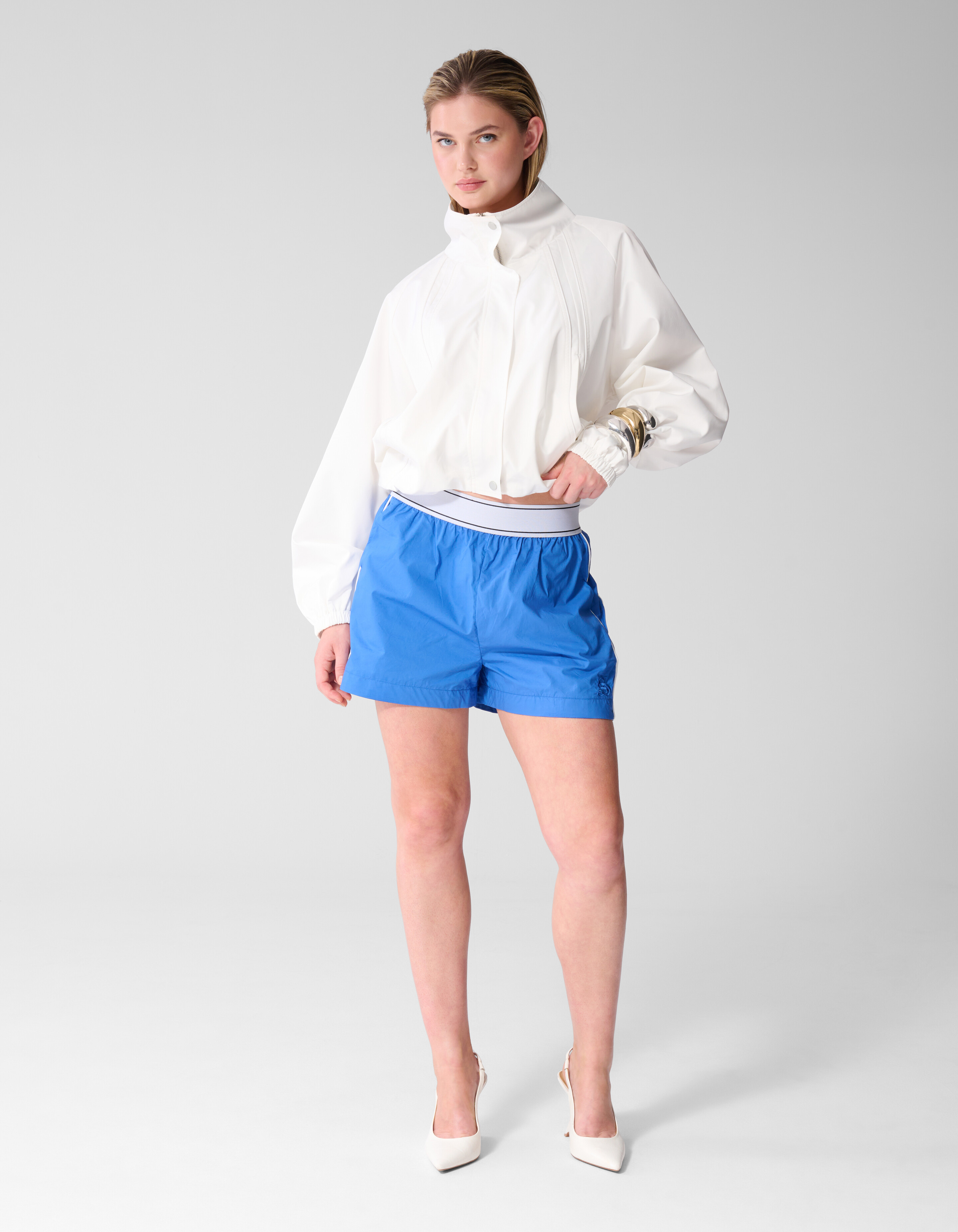 Poplin Short Blauw SHOEBY WOMEN