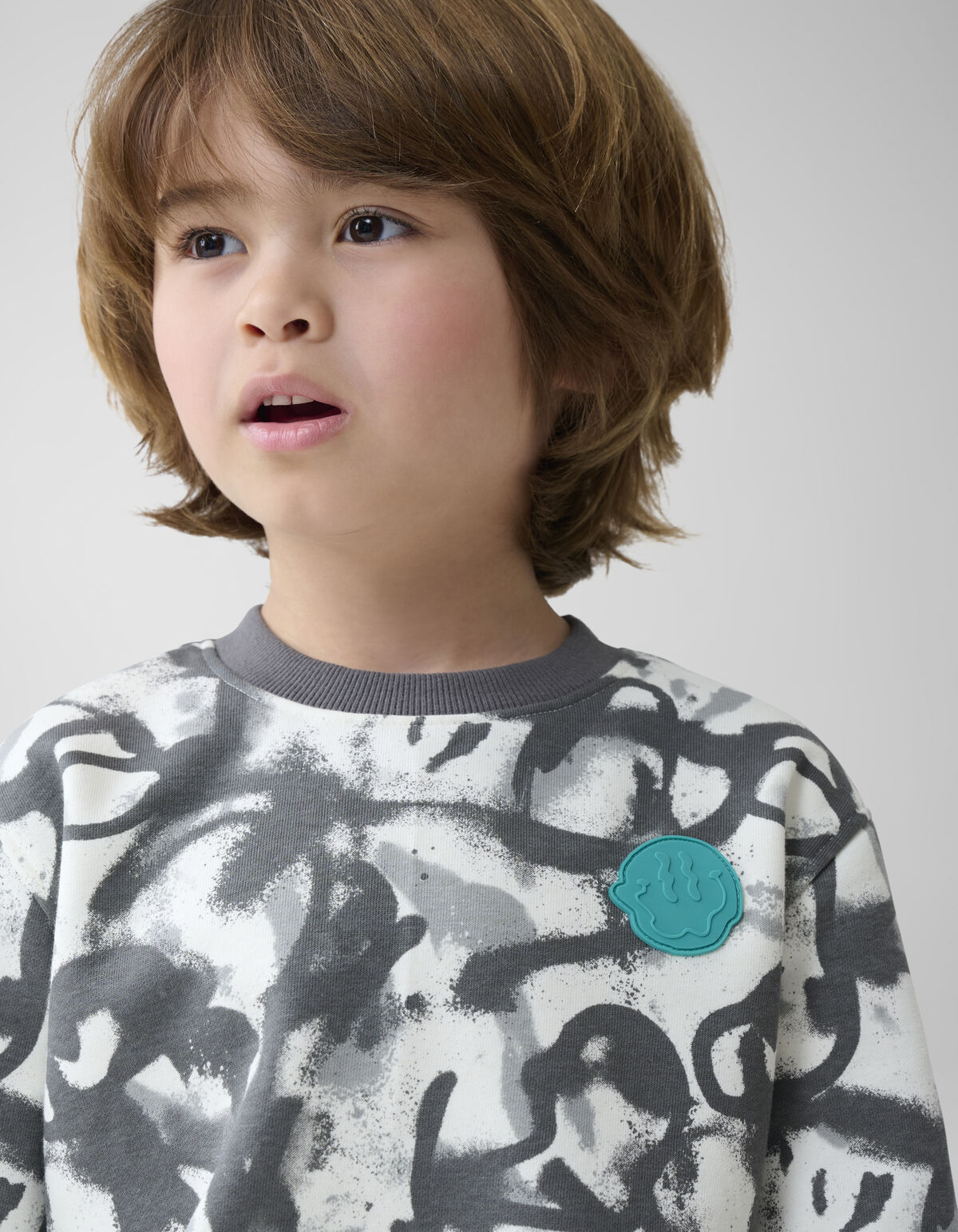 Spray Sweater Grijs SHOEBY BOYS