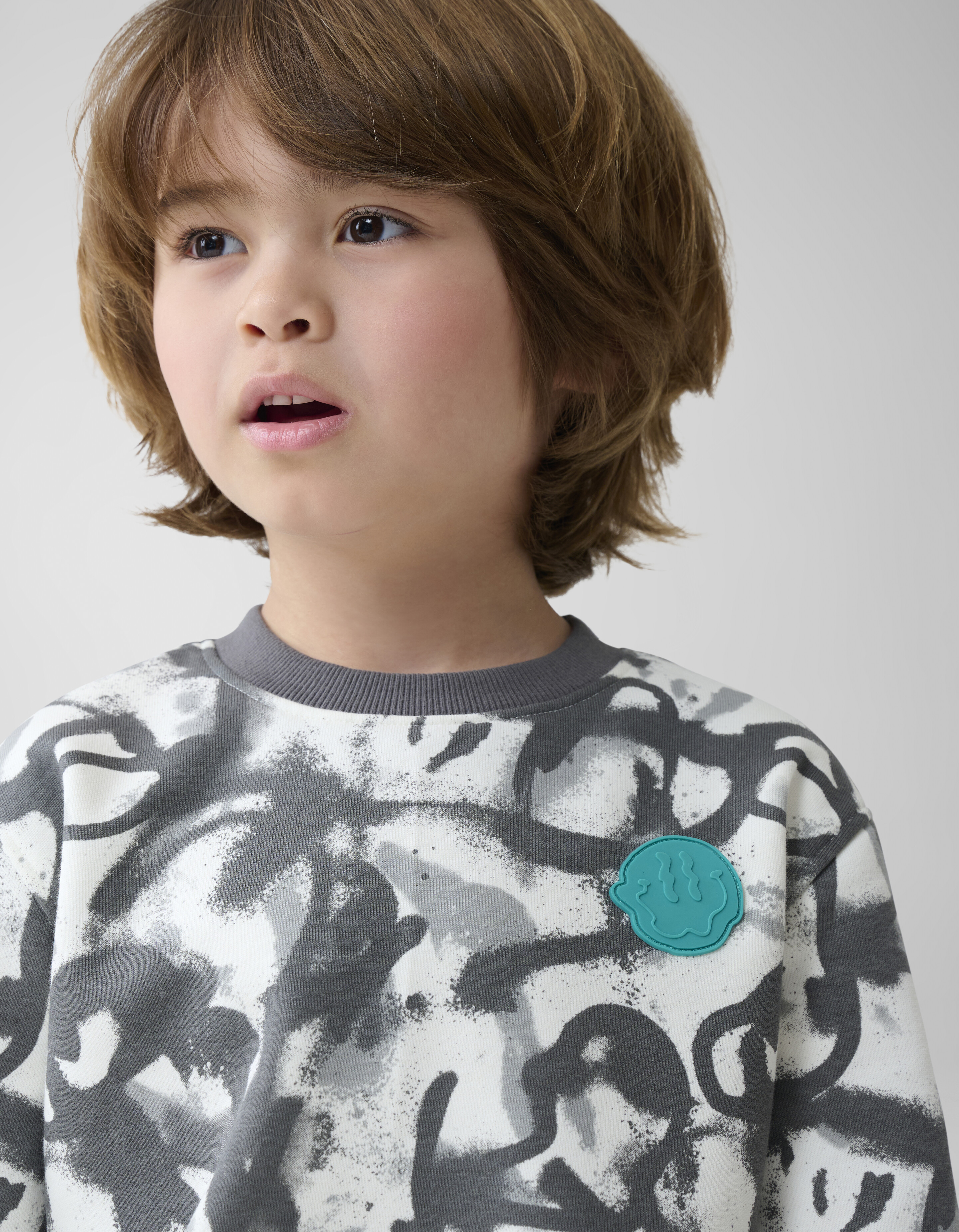 Spray Sweater Grijs SHOEBY BOYS