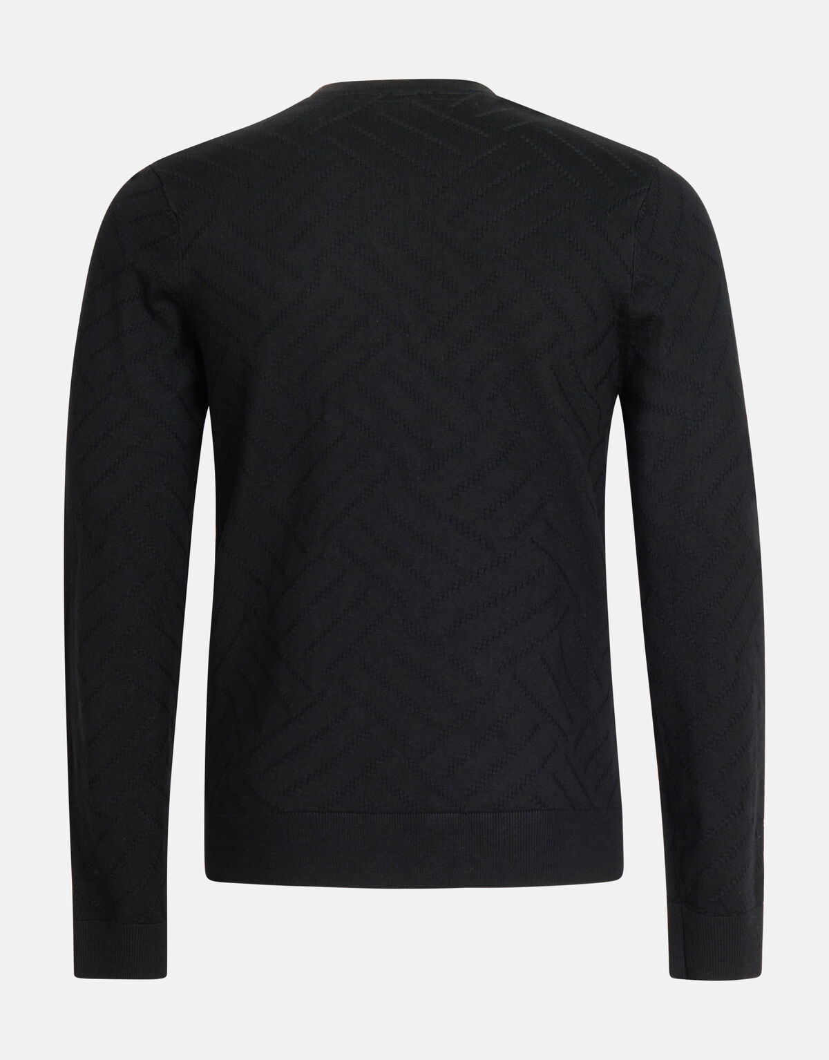 Diagonaal Trui Zwart SHOEBY MEN