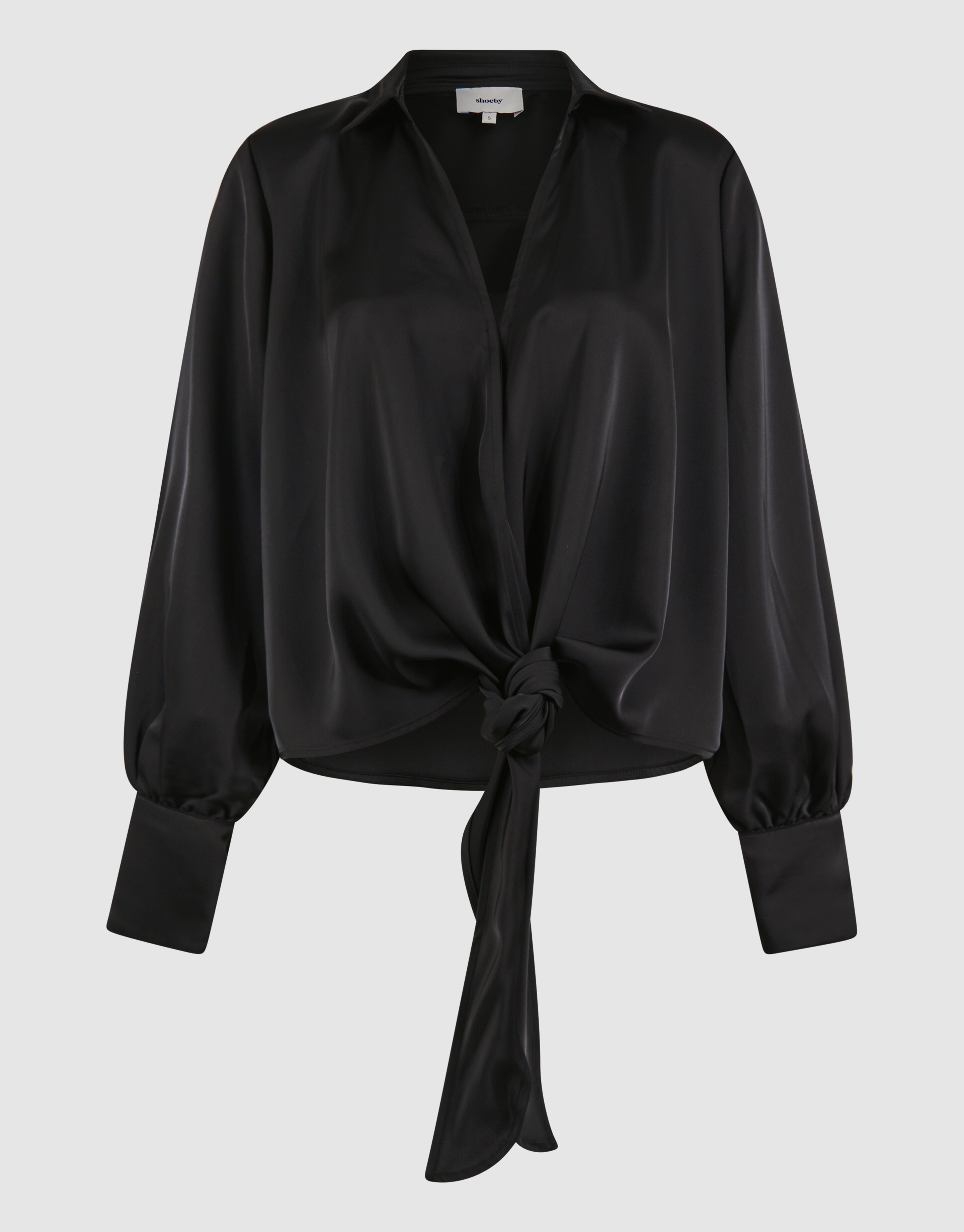 Knot Blouse Zwart By Mieke SHOEBY WOMEN