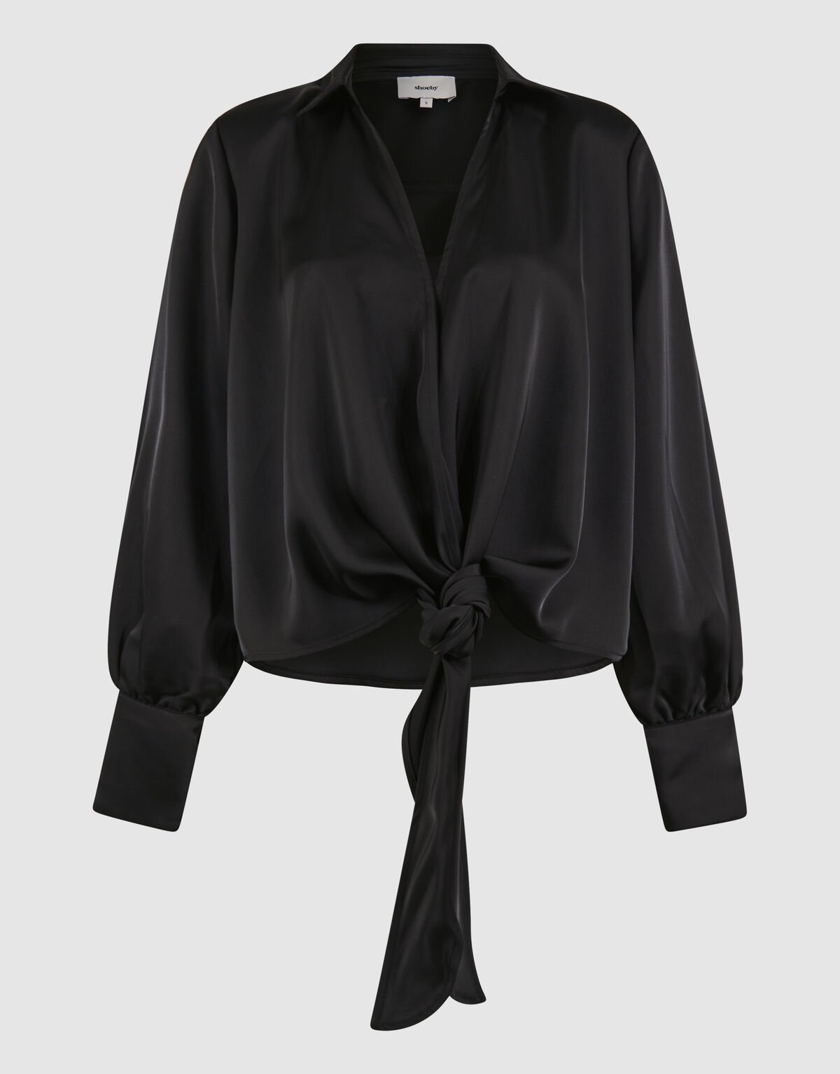 Knot Blouse Zwart By Mieke SHOEBY WOMEN