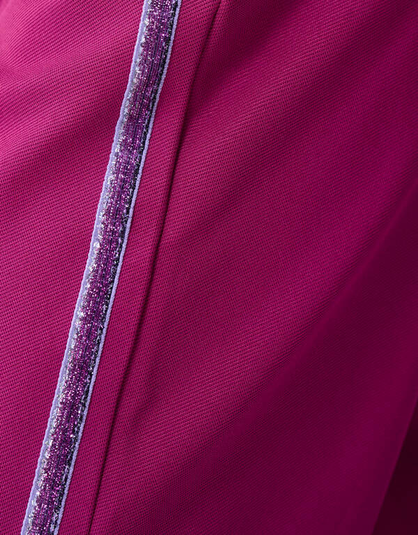 Glitter Stripe Wide Leg Broek Roze SHOEBY GIRLS