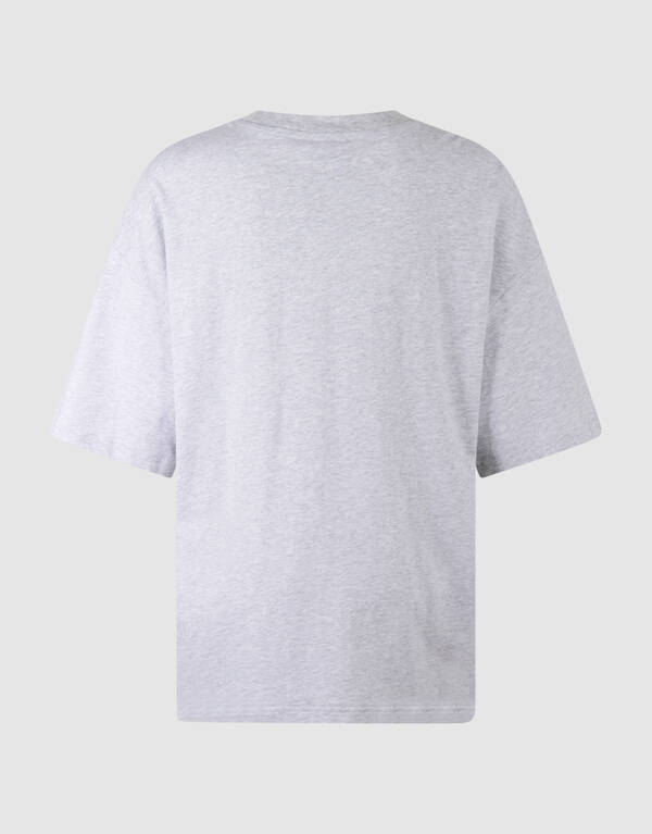 Eighty One Artwork T-shirt Lichtgrijs SHOEBY WOMEN