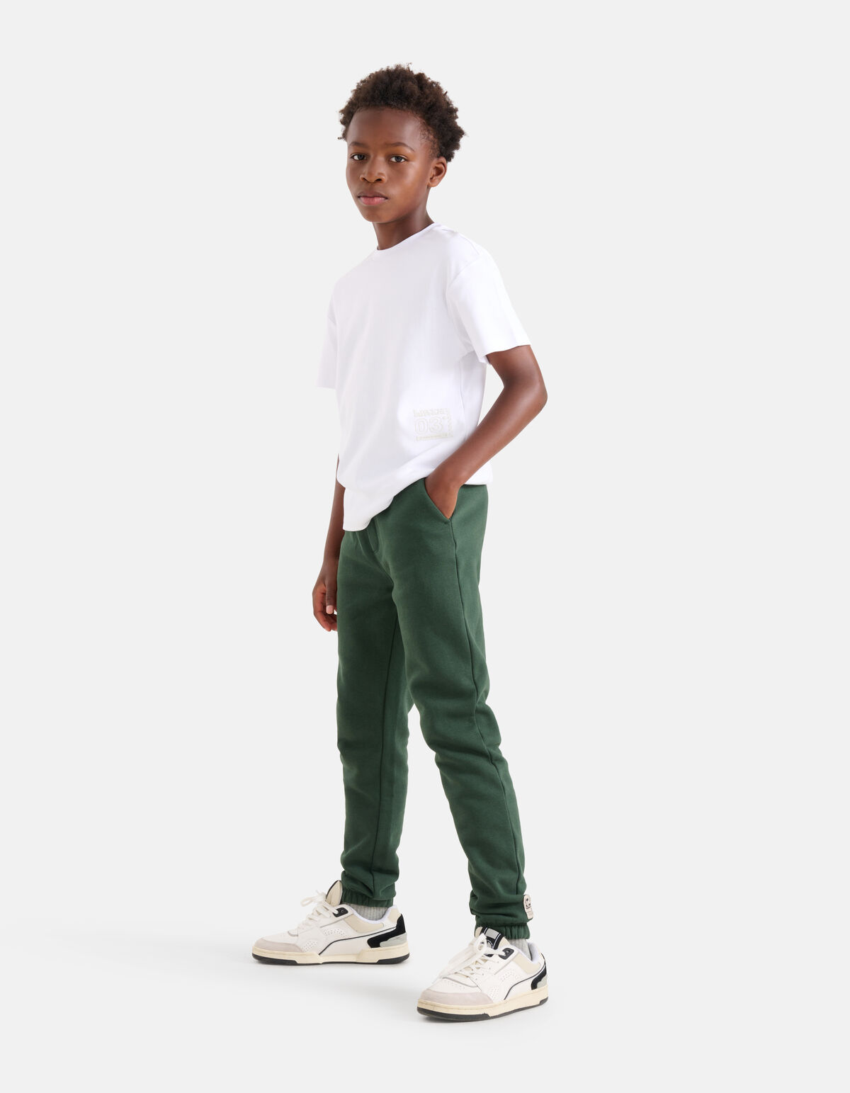 Joggingbroek Donkergroen SHOEBY BOYS