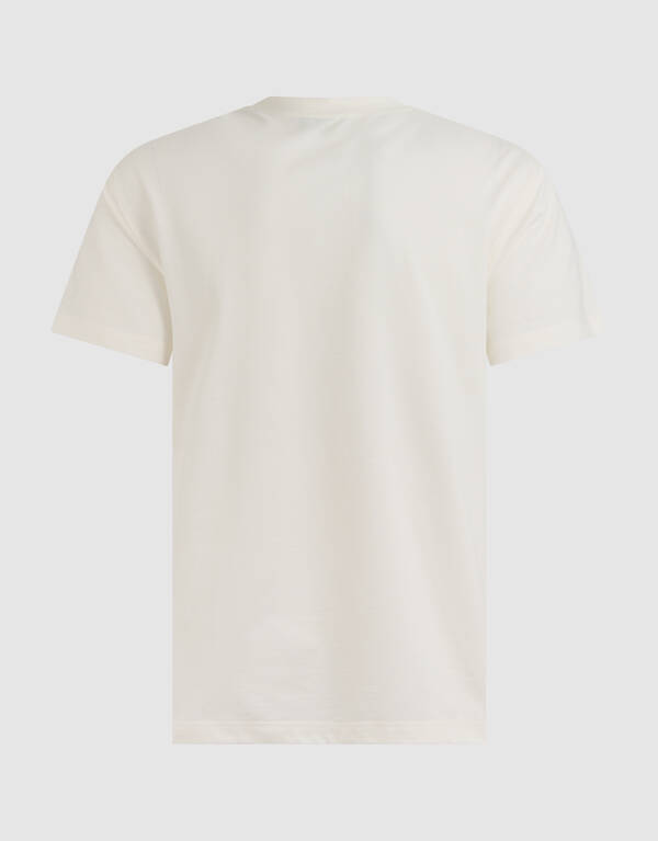Stitched Artwork T-shirt Gebroken Wit SHOEBY MEN