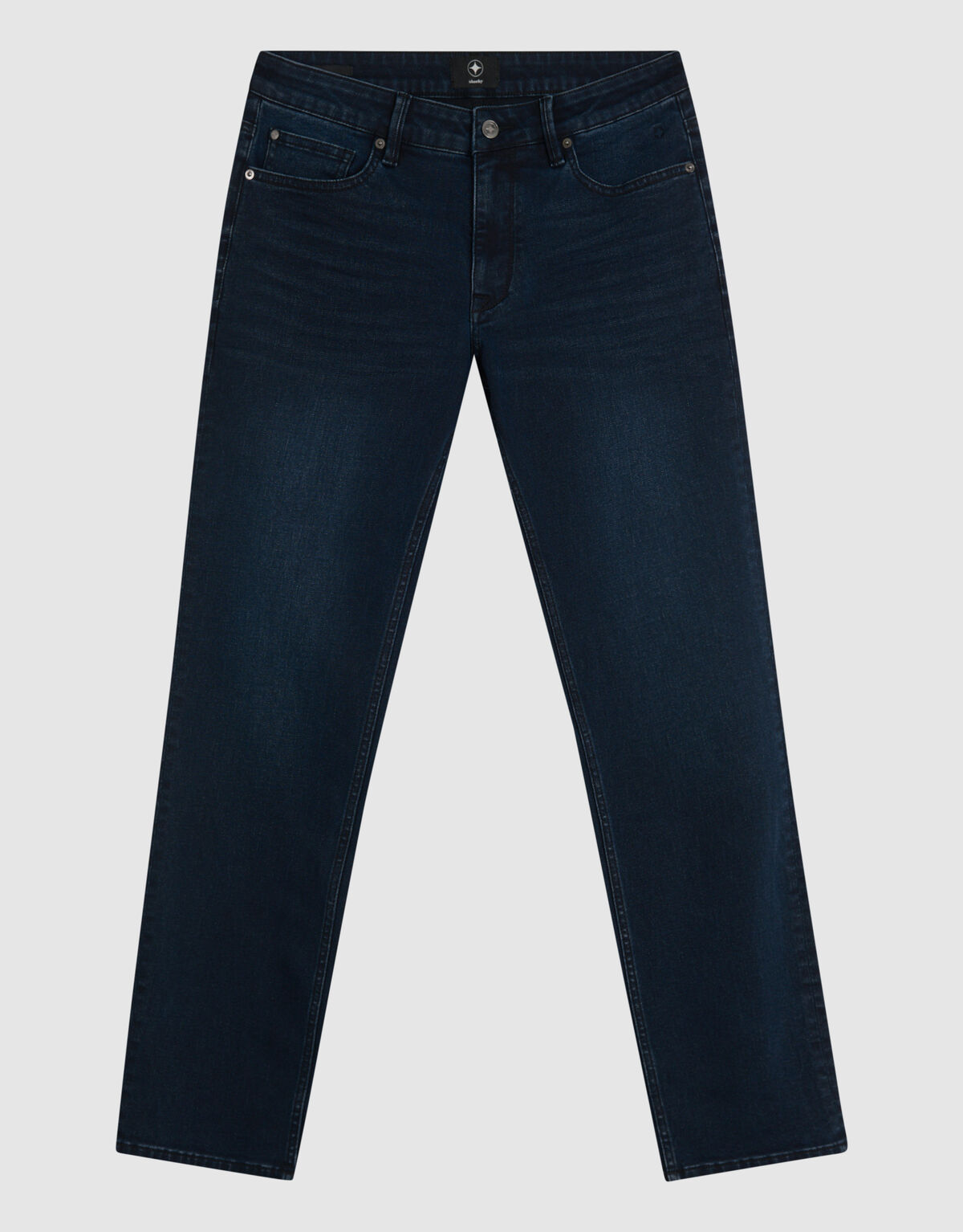 Straight Fit Jeans Blauw/Zwart L34 SHOEBY MEN