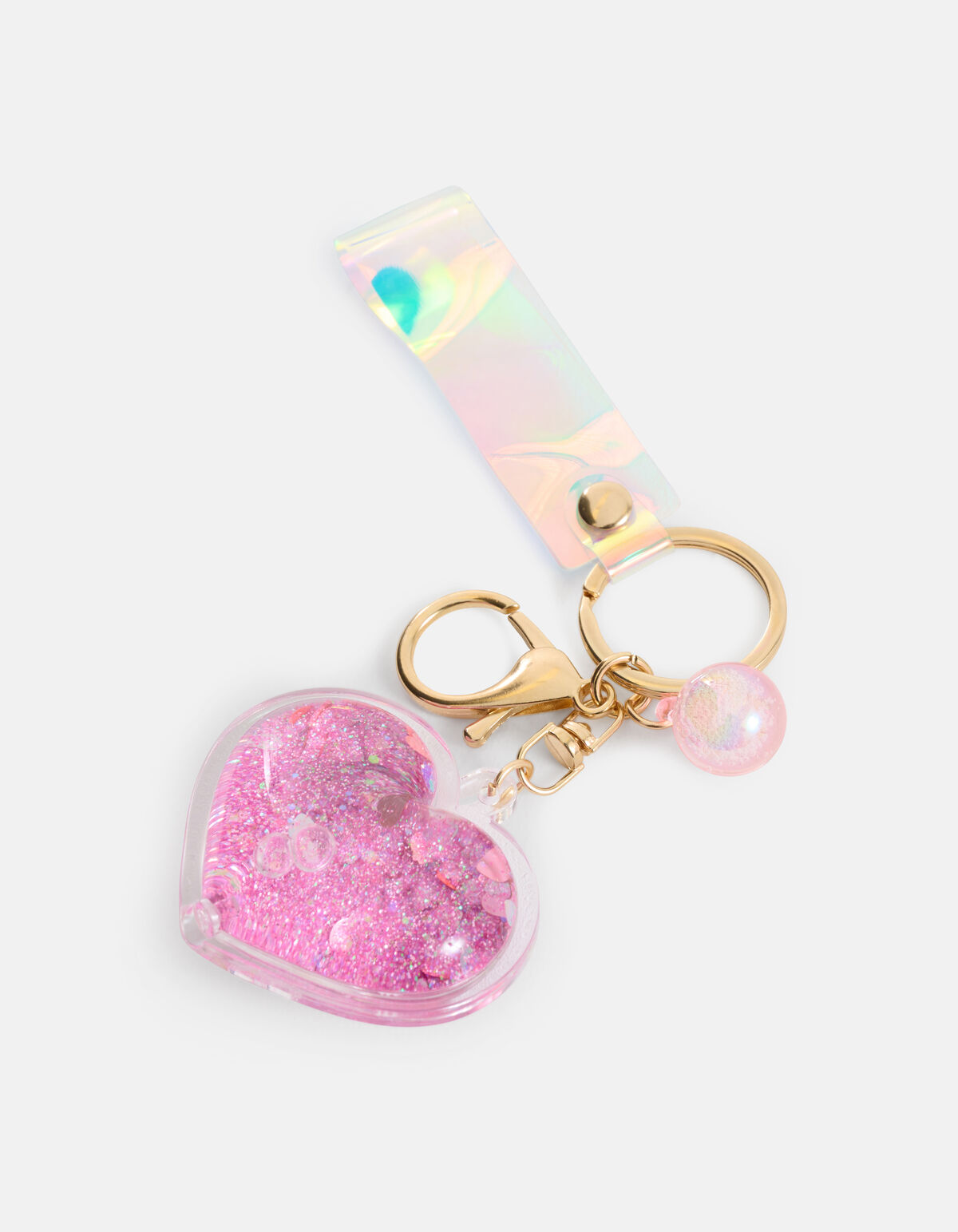 Hart Sleutelhanger Roze SHOEBY ACCESSOIRES