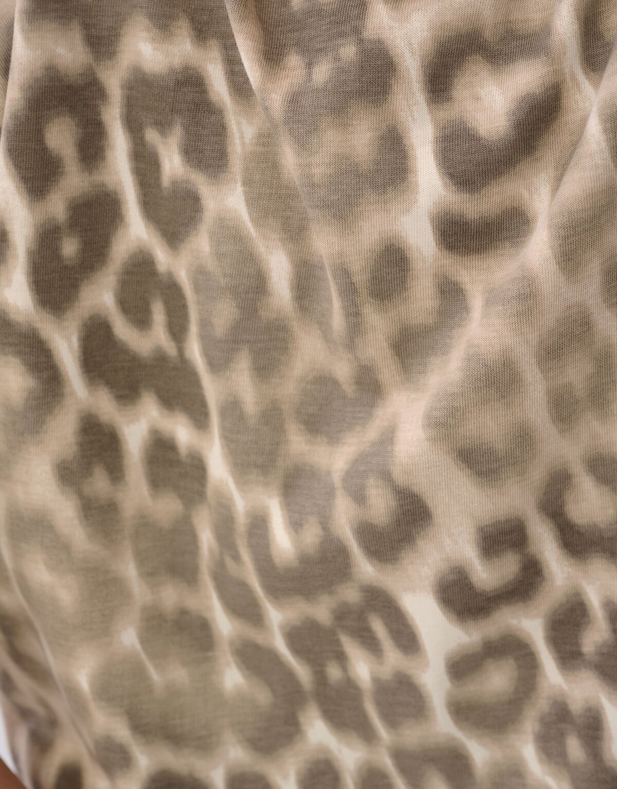 Oversized Leopard T-shirt Lichtbruin SHOEBY GIRLS