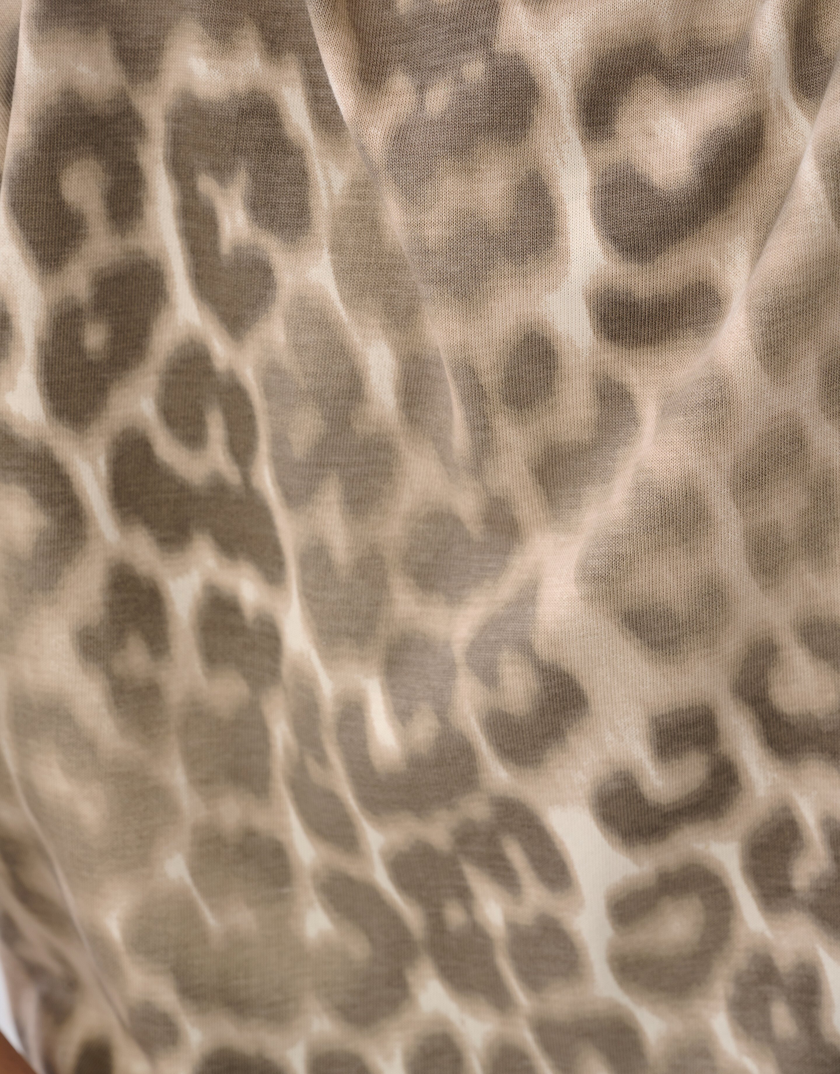 Oversized Leopard T-shirt Lichtbruin SHOEBY GIRLS