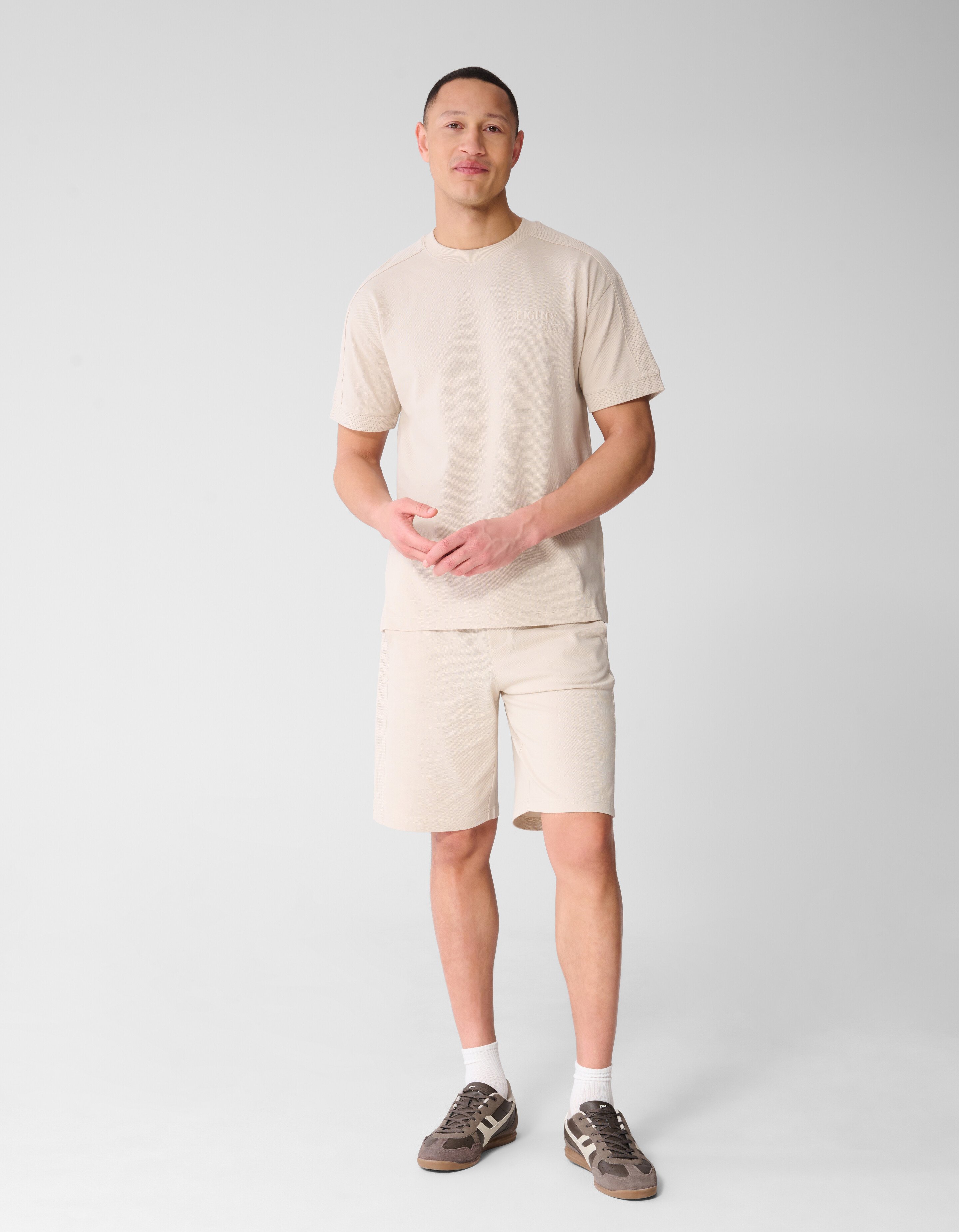 Mesh T-shirt Zand SHOEBY MEN
