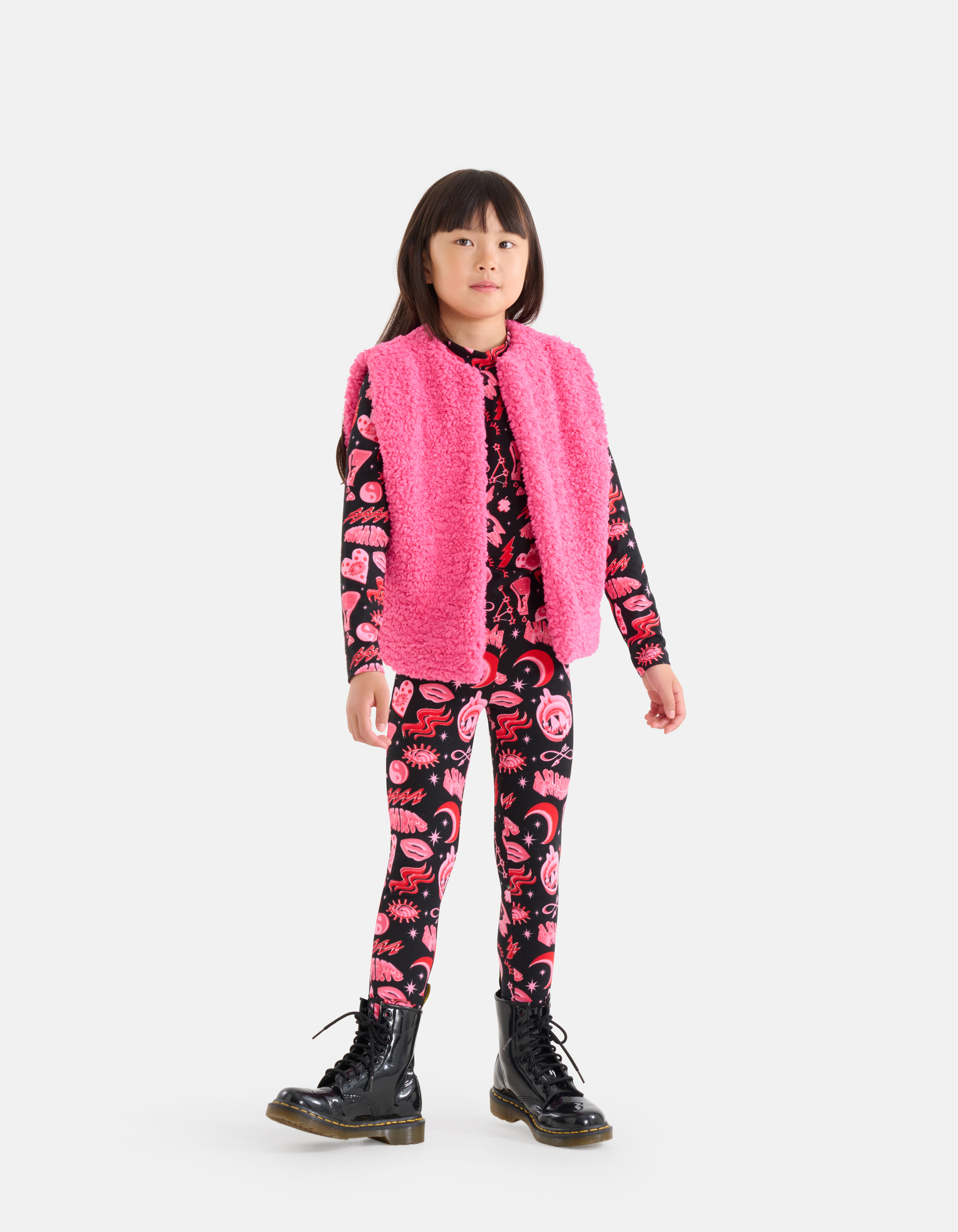 Teddy Gilet Roze SHOEBY GIRLS