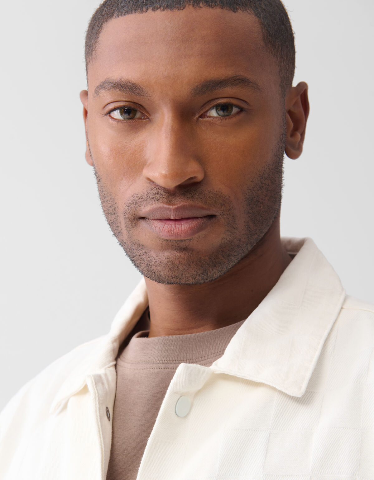 Denim Block Jacquard Jack Gebroken Wit SHOEBY MEN