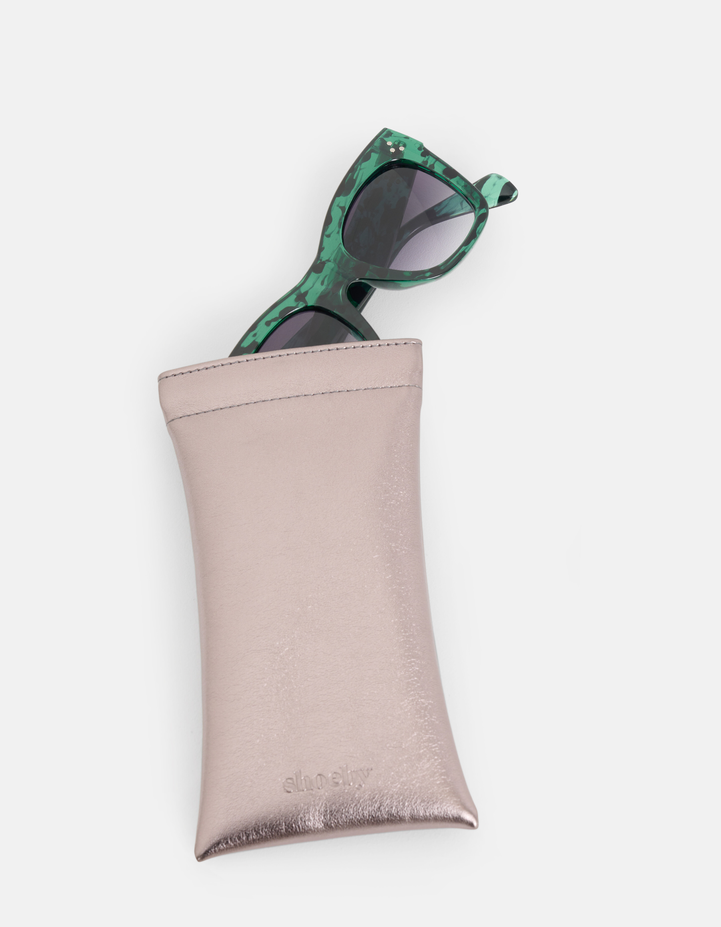 Grote Cateye Zonnebril Groen SHOEBY ACCESSOIRES