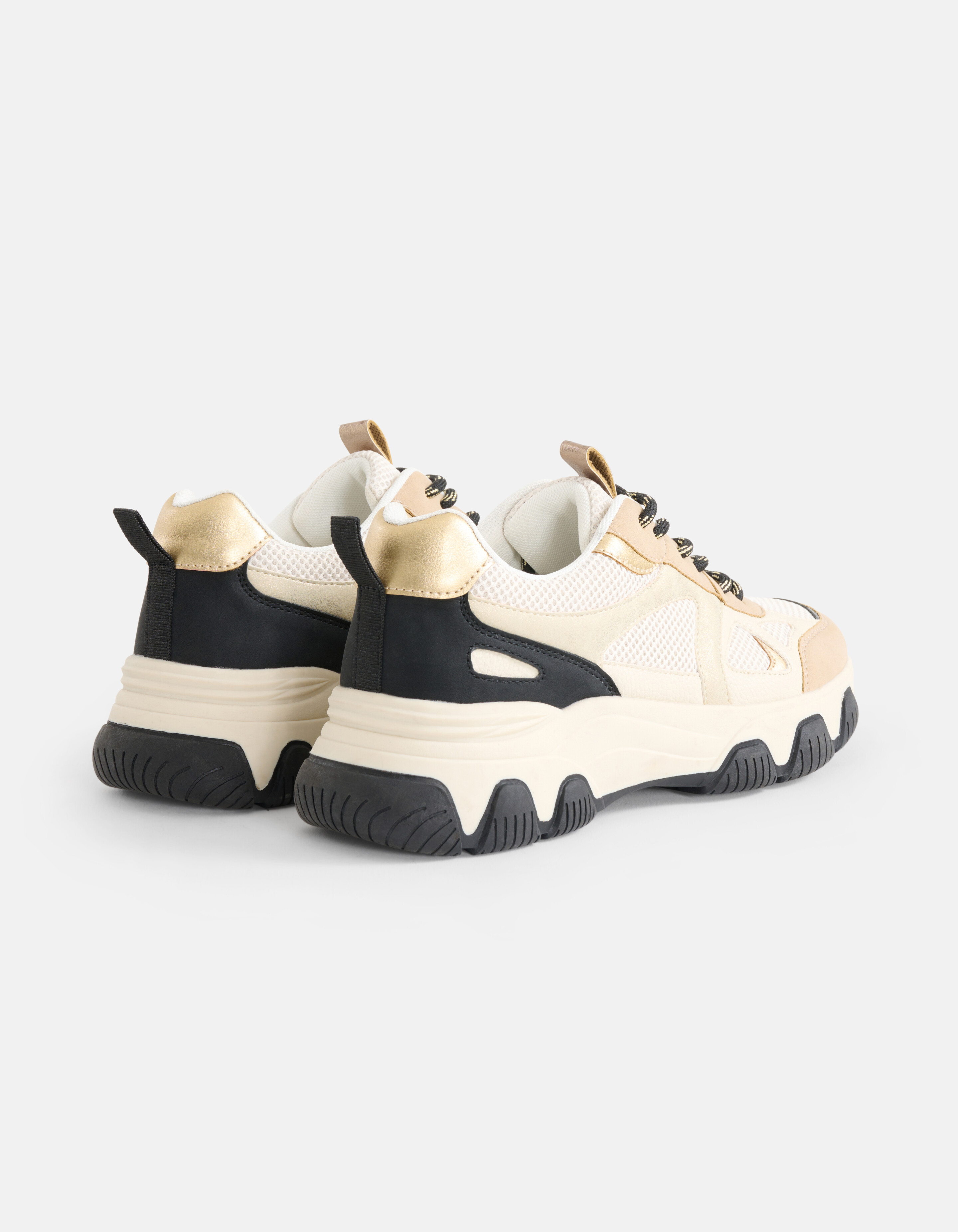 Colorblock Sneaker Beige SHOEBY SHOES