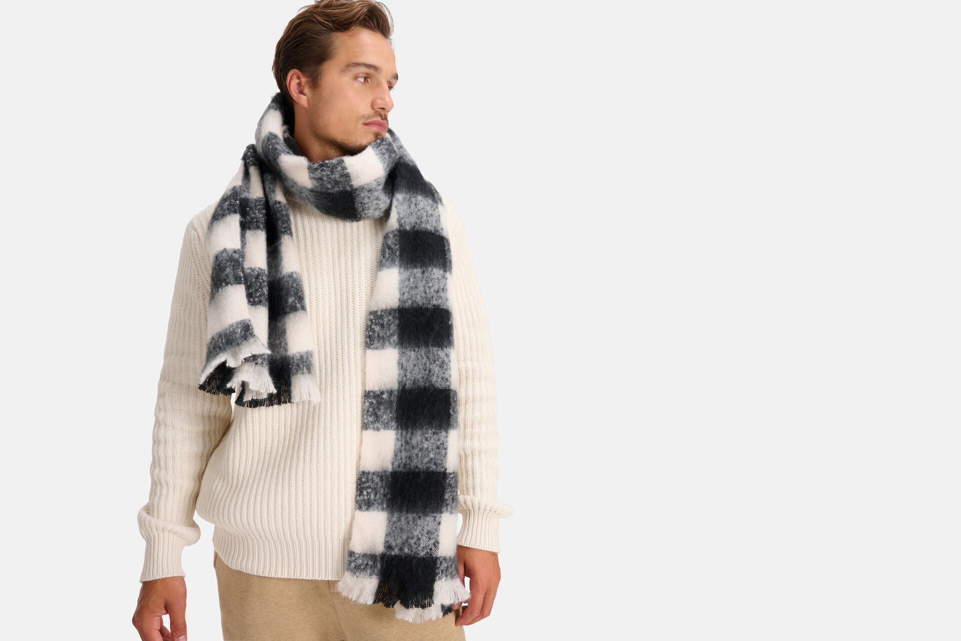 Geruiten Sjaal By Fred SHOEBY ACCESSOIRES