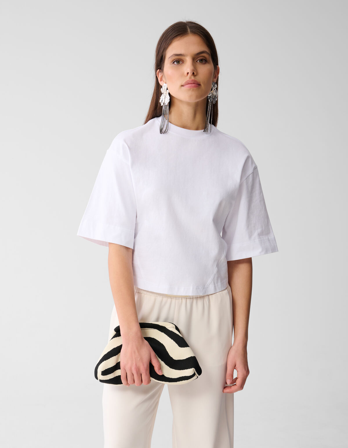 Getailleerd T-shirt Wit SHOEBY WOMEN