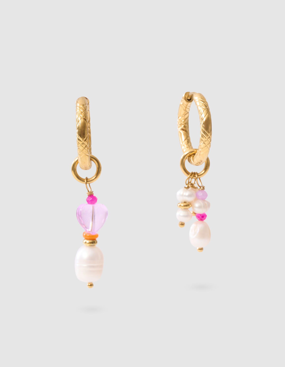 Parel Hoop Oorbellen Goud SHOEBY ACCESSOIRES