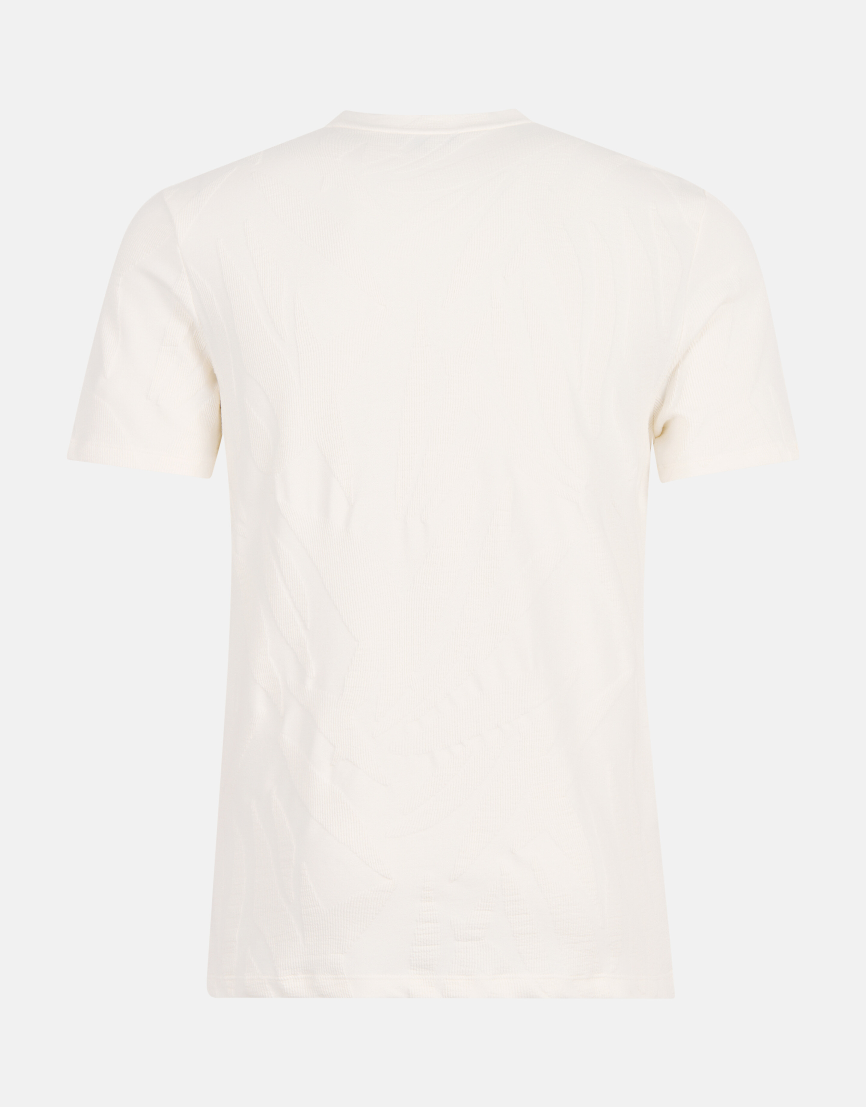 Structuur T-shirt Gebroken Wit SHOEBY MEN