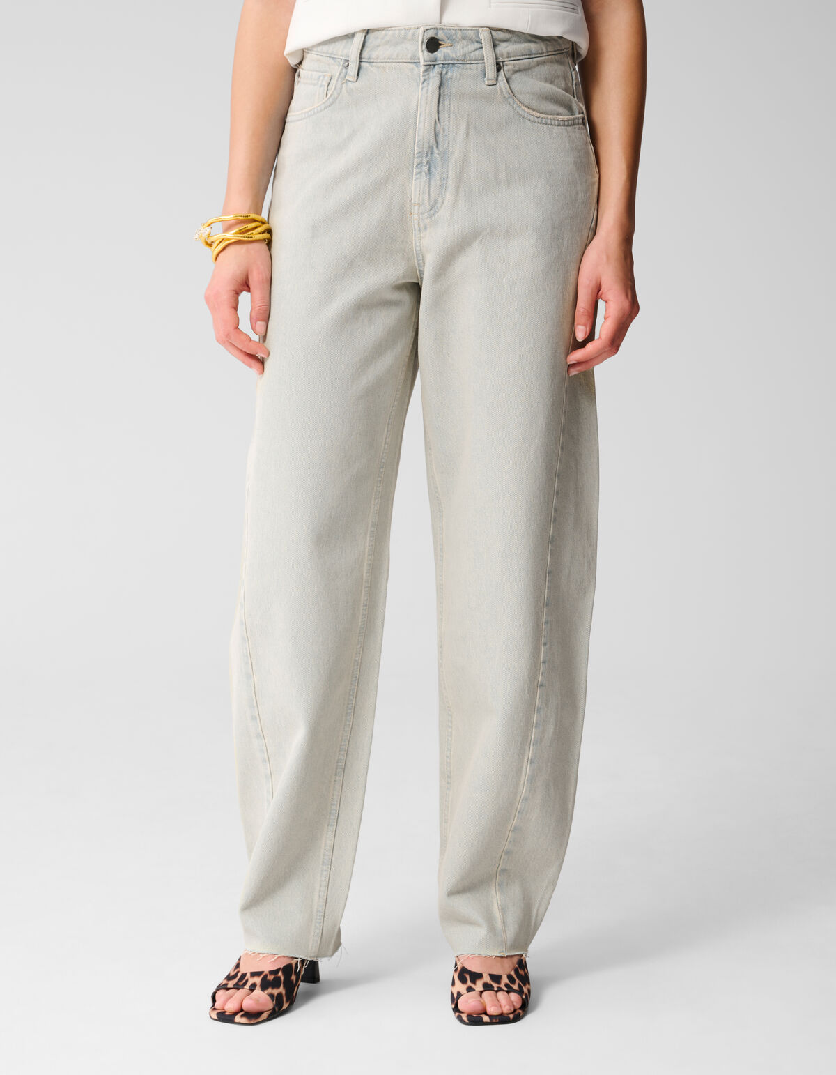 Balloon Fit Jeans Bleached SHOEBY WOMEN