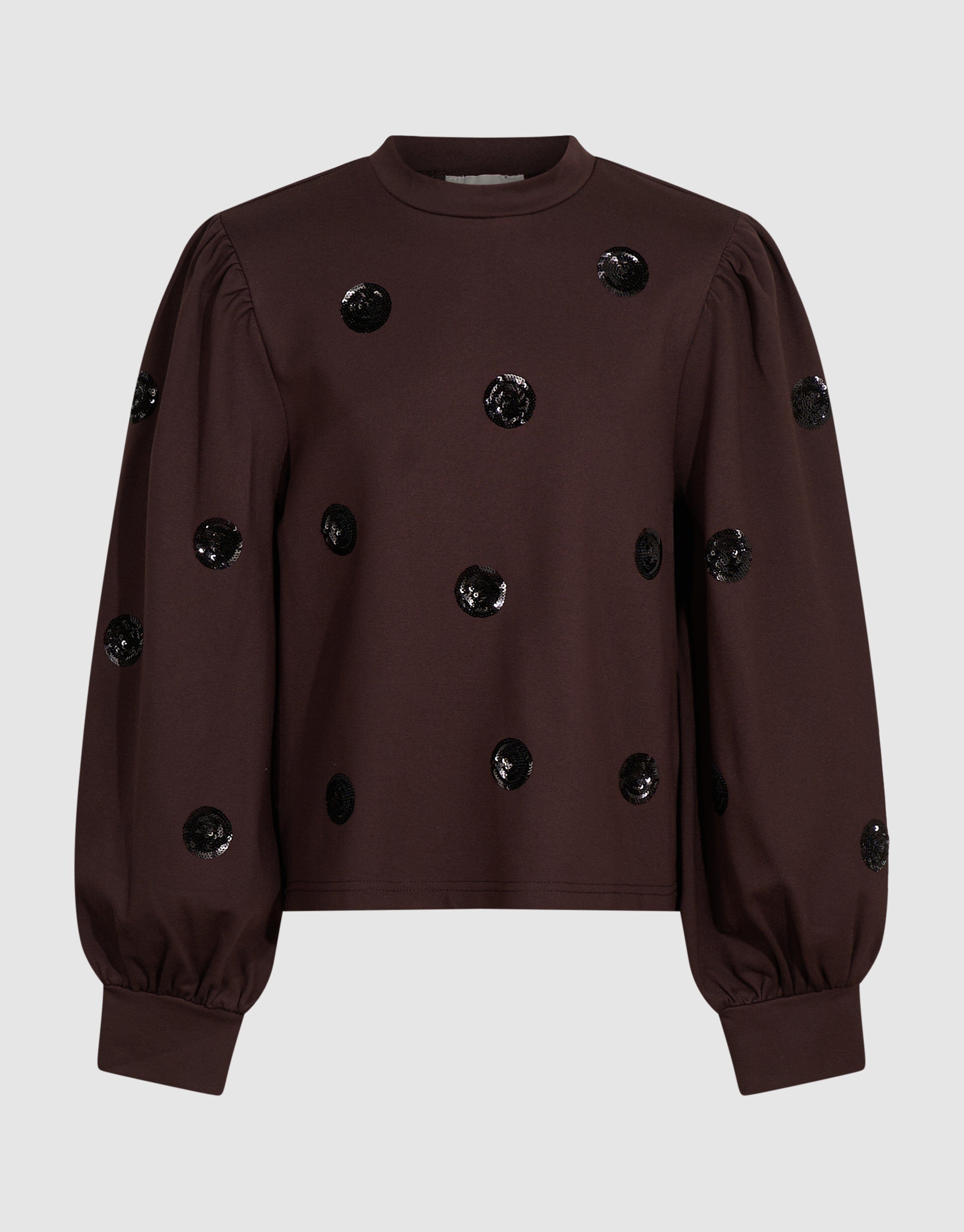 Pailletten Top Bruin SHOEBY GIRLS