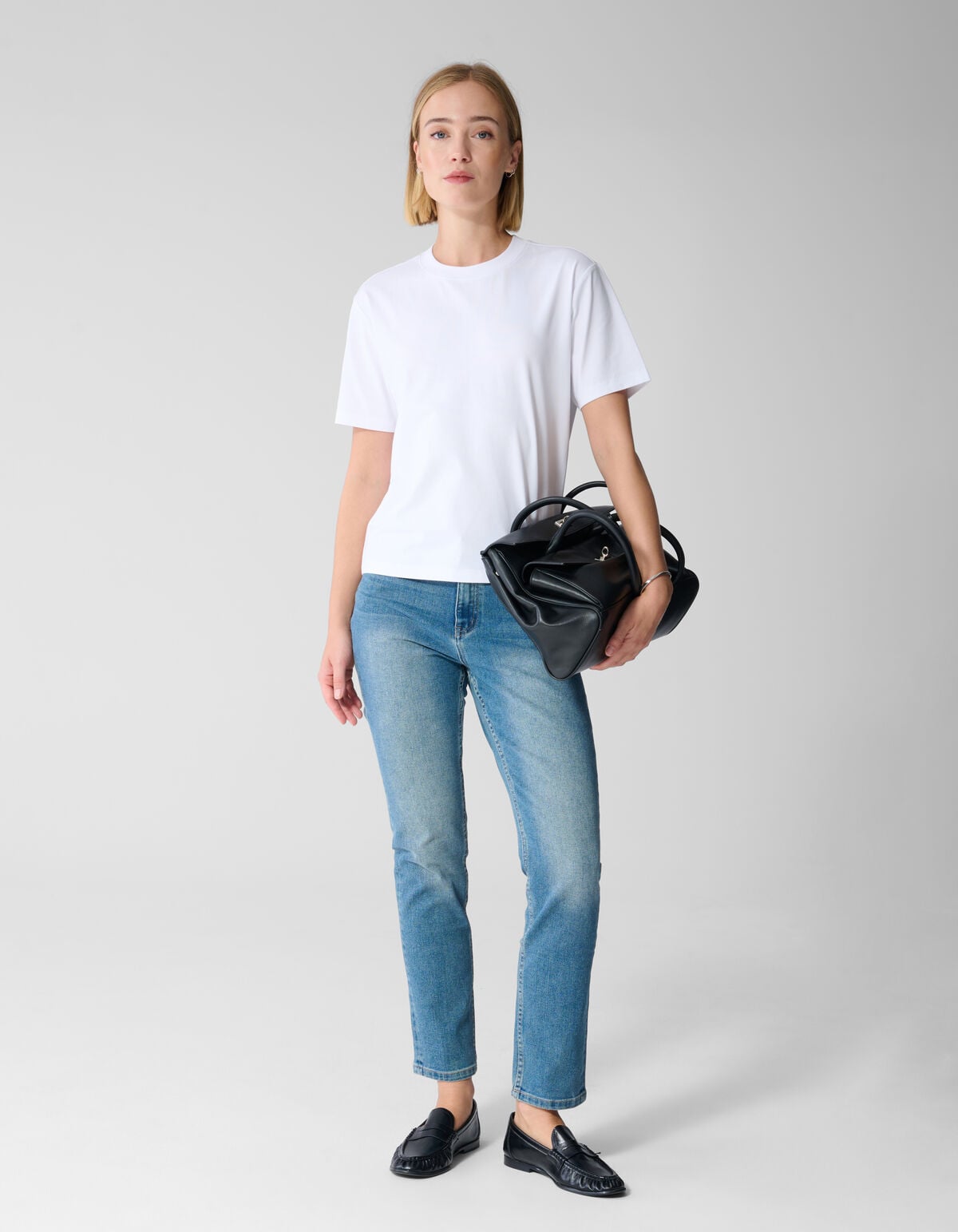 Basis T-shirt Wit By Lonneke SHOEBY WOMEN