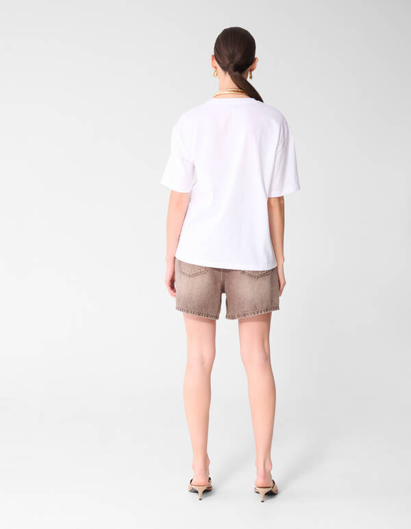 Granada Artwork T-shirt Wit SHOEBY WOMEN