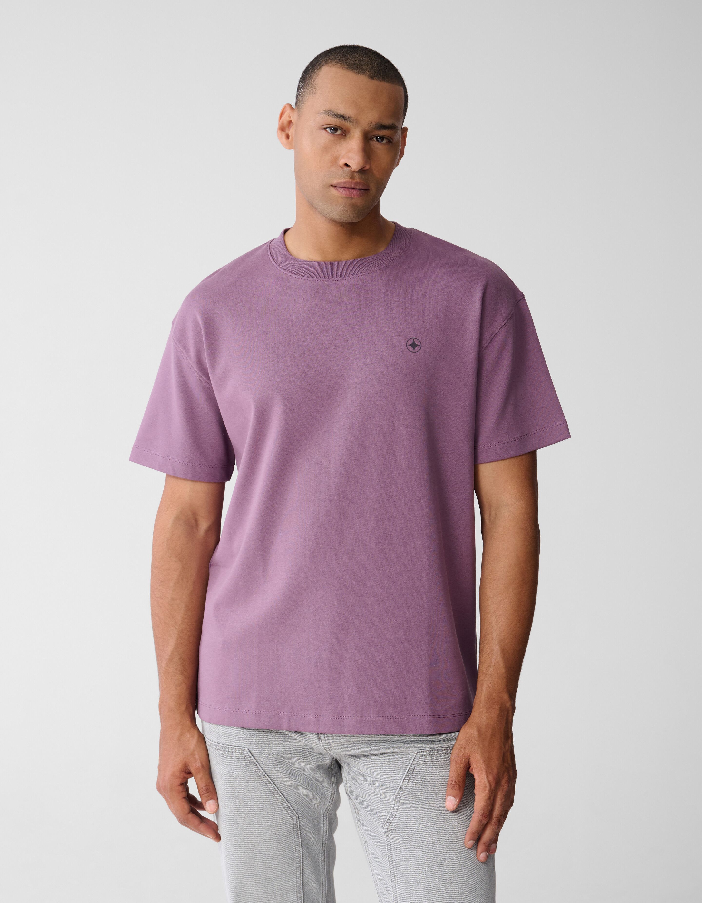 Spark Artwork T-shirt Paars SHOEBY MEN