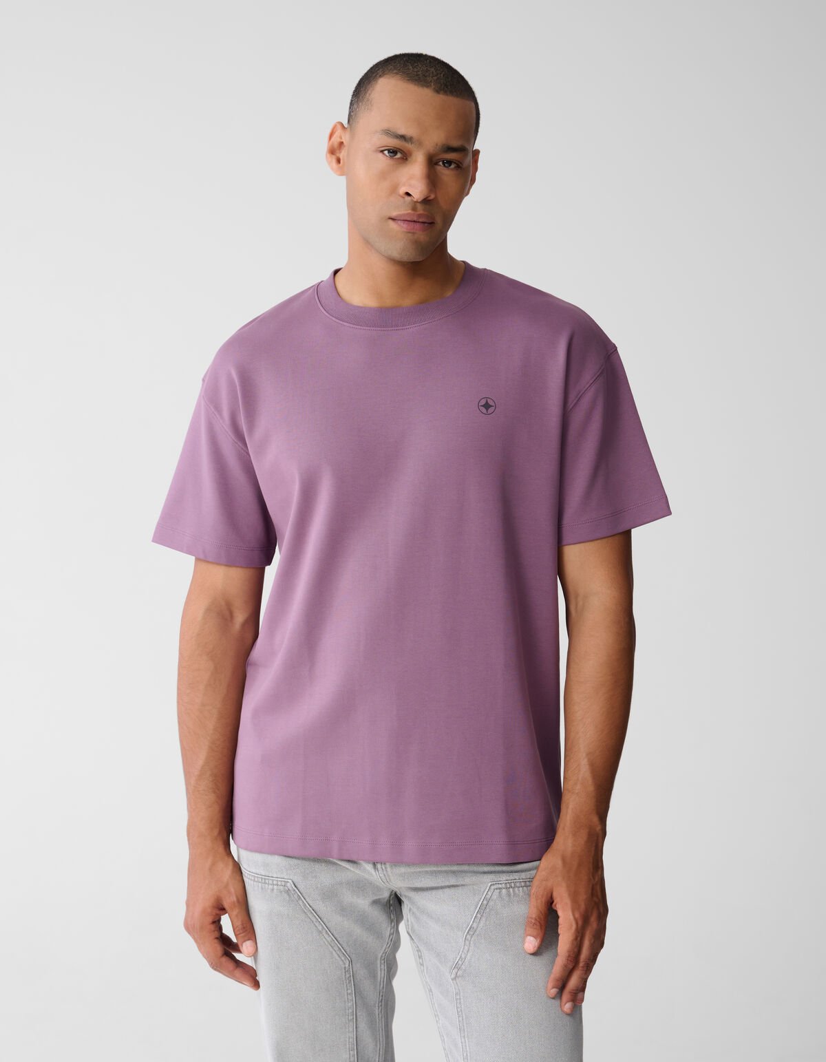 Spark Artwork T-shirt Paars SHOEBY MEN