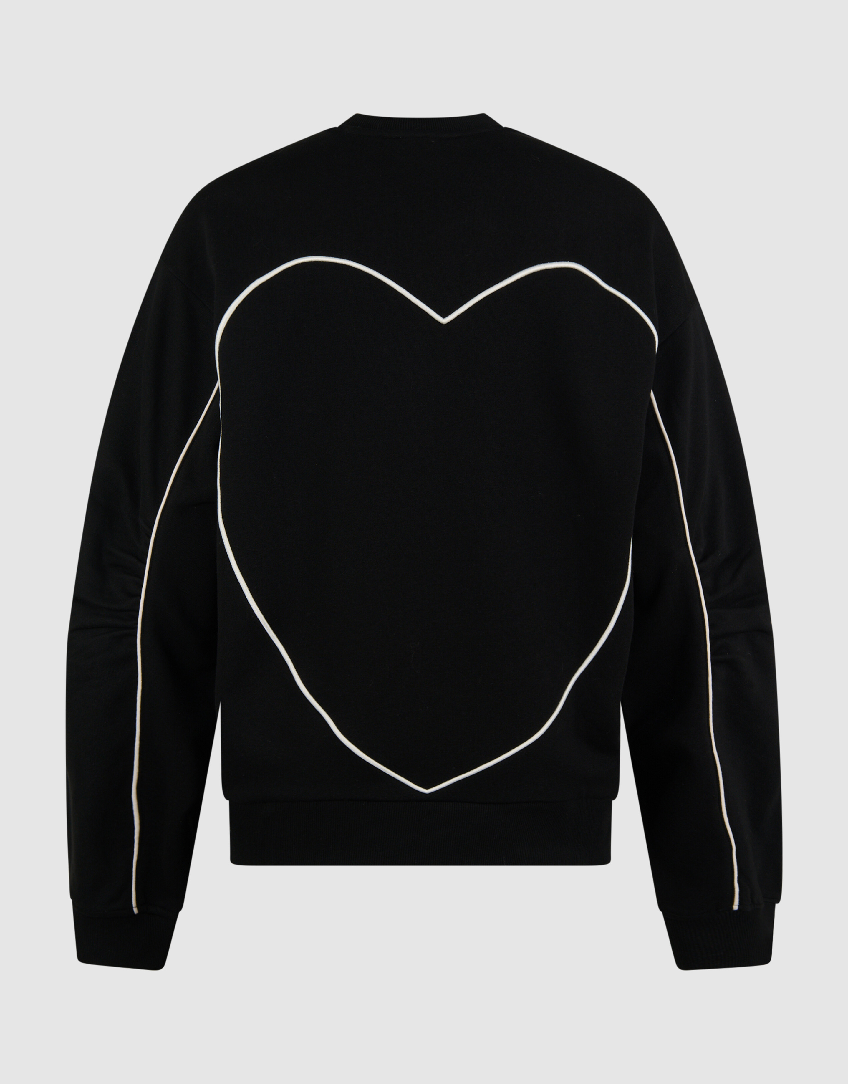 Heart Artwork Sweater Zwart SHOEBY WOMEN