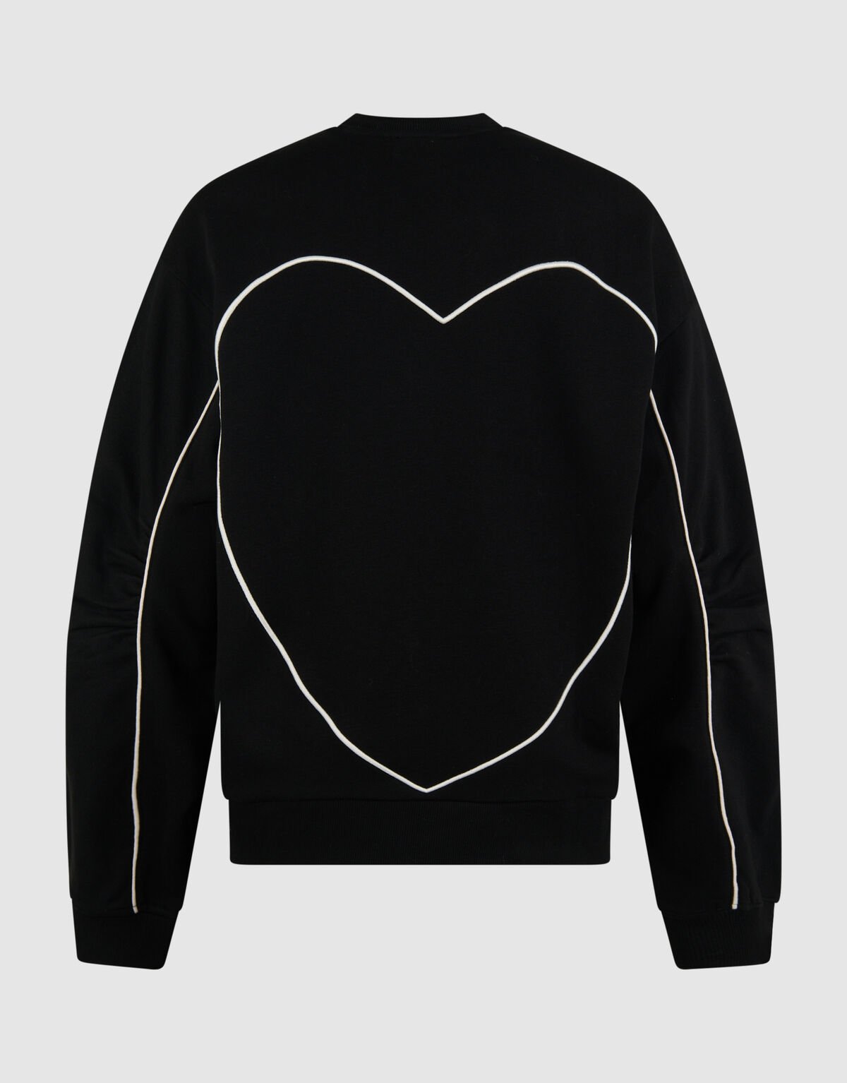 Heart Artwork Sweater Zwart SHOEBY WOMEN