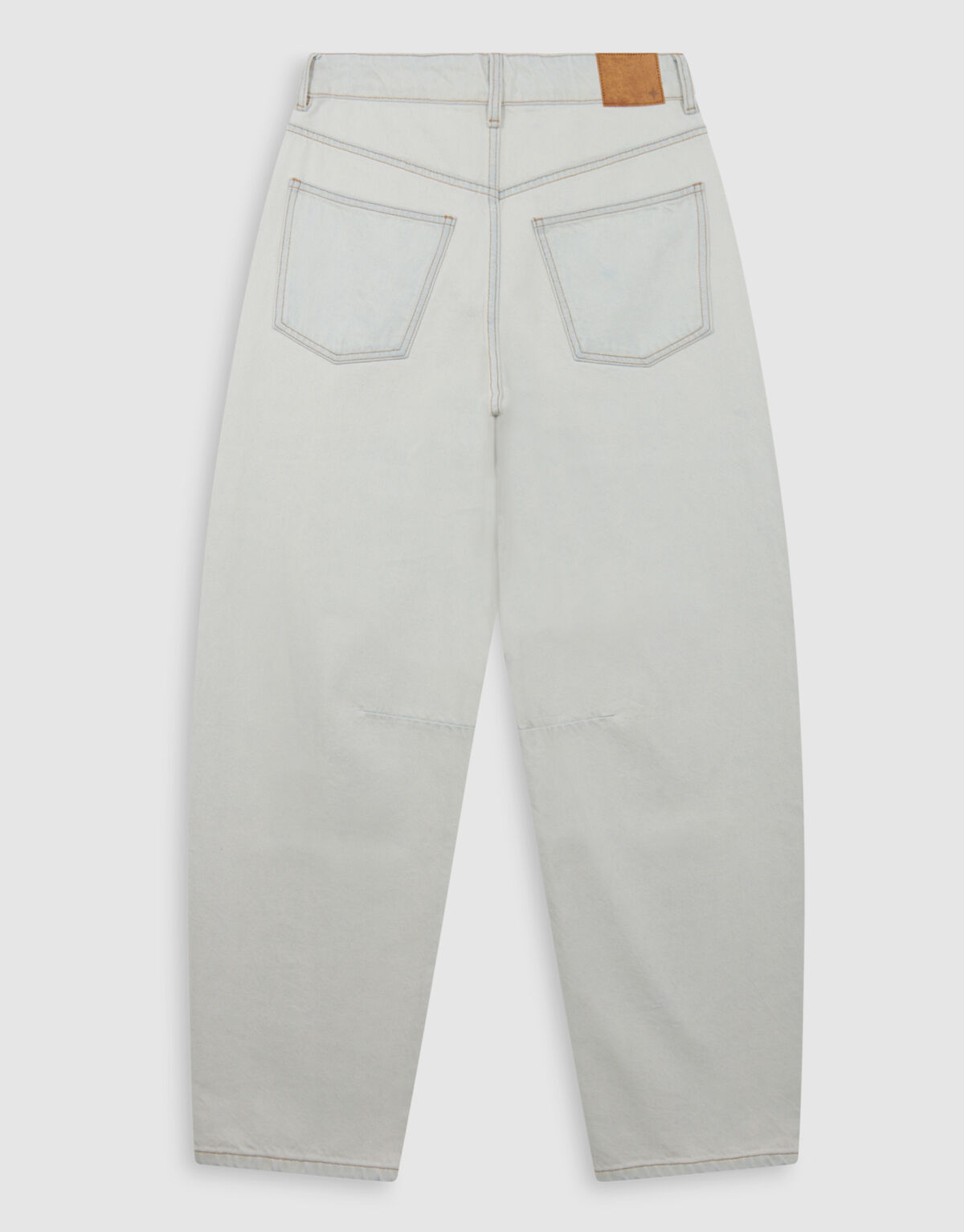 Fancy Button Barrel Fit Jeans Bleached SHOEBY WOMEN