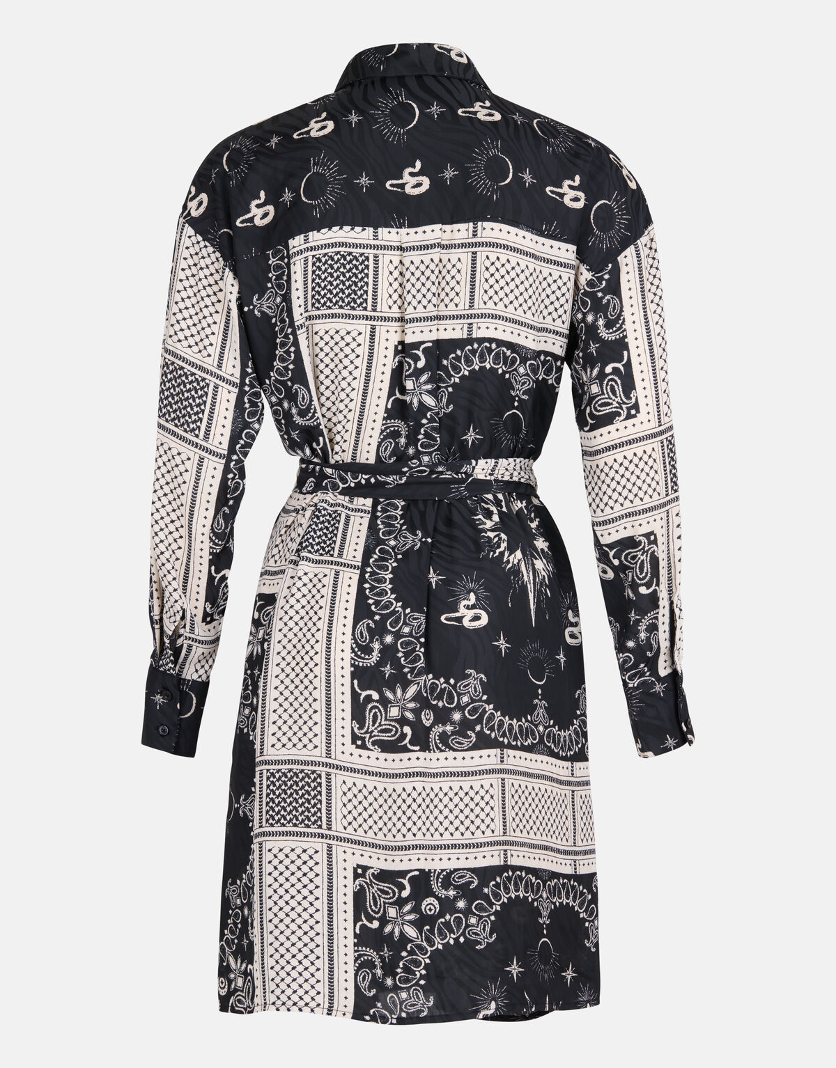 Print Jurk Zwart/Wit SHOEBY WOMEN