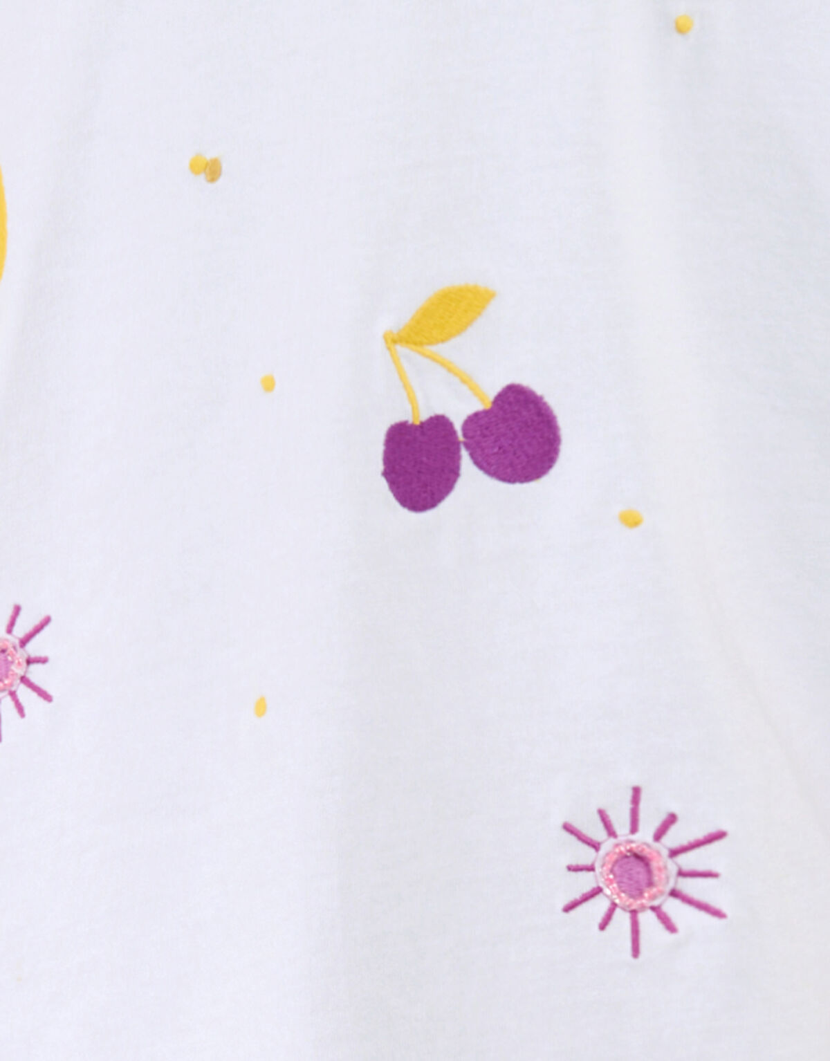 Fruit T-shirt Wit SHOEBY GIRLS