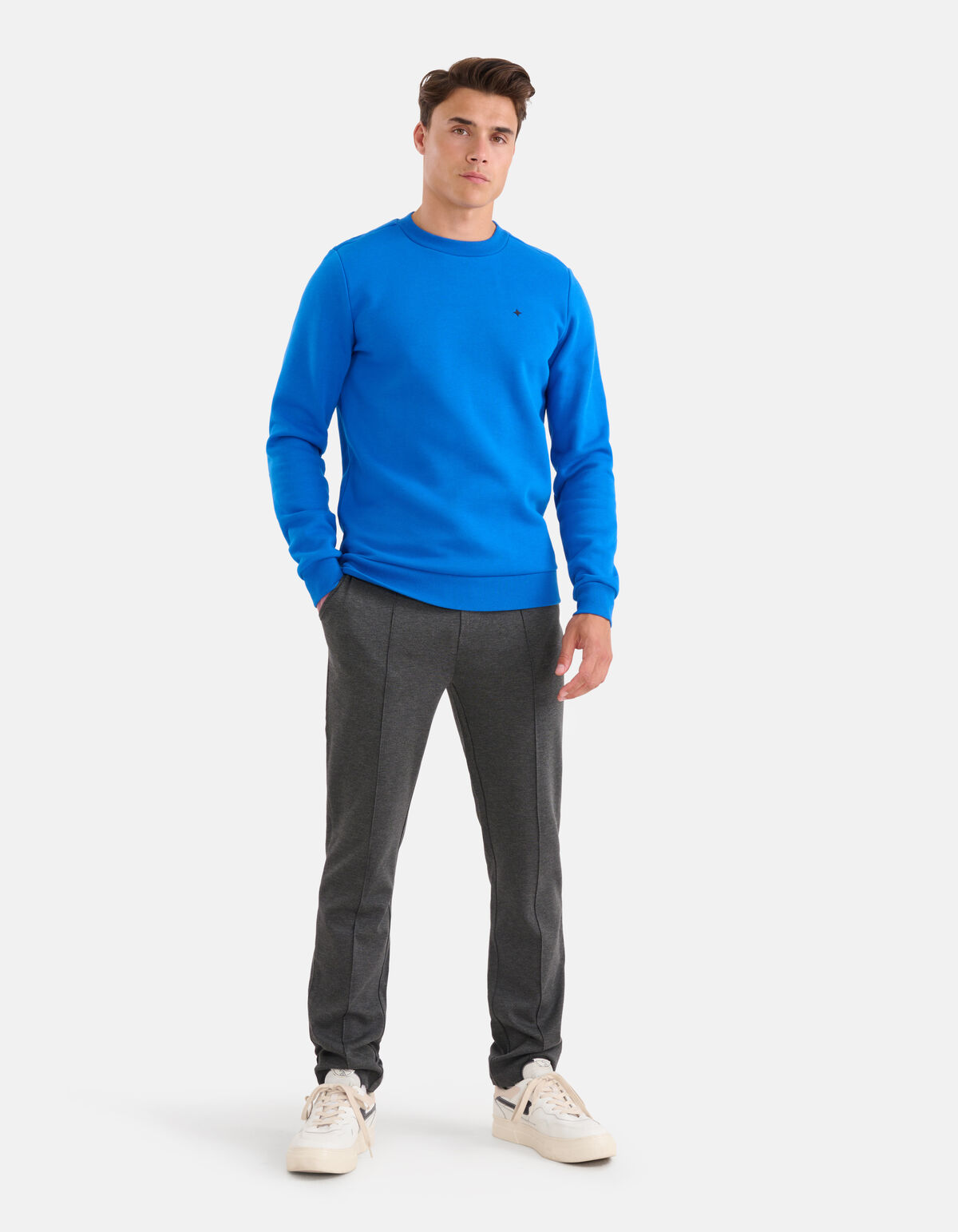 Tricot Broek Donkergrijs SHOEBY MEN