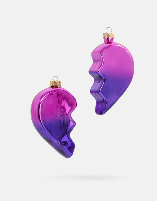 Gebroken Hart Kerstbal By Fred SHOEBY ACCESSOIRES