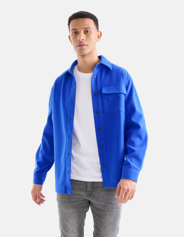 Pocket Overshirt Blauw SHOEBY MEN