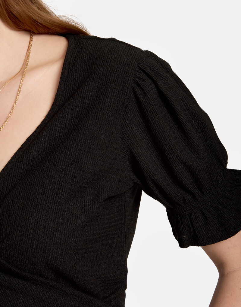 Crinkle Wrap Top