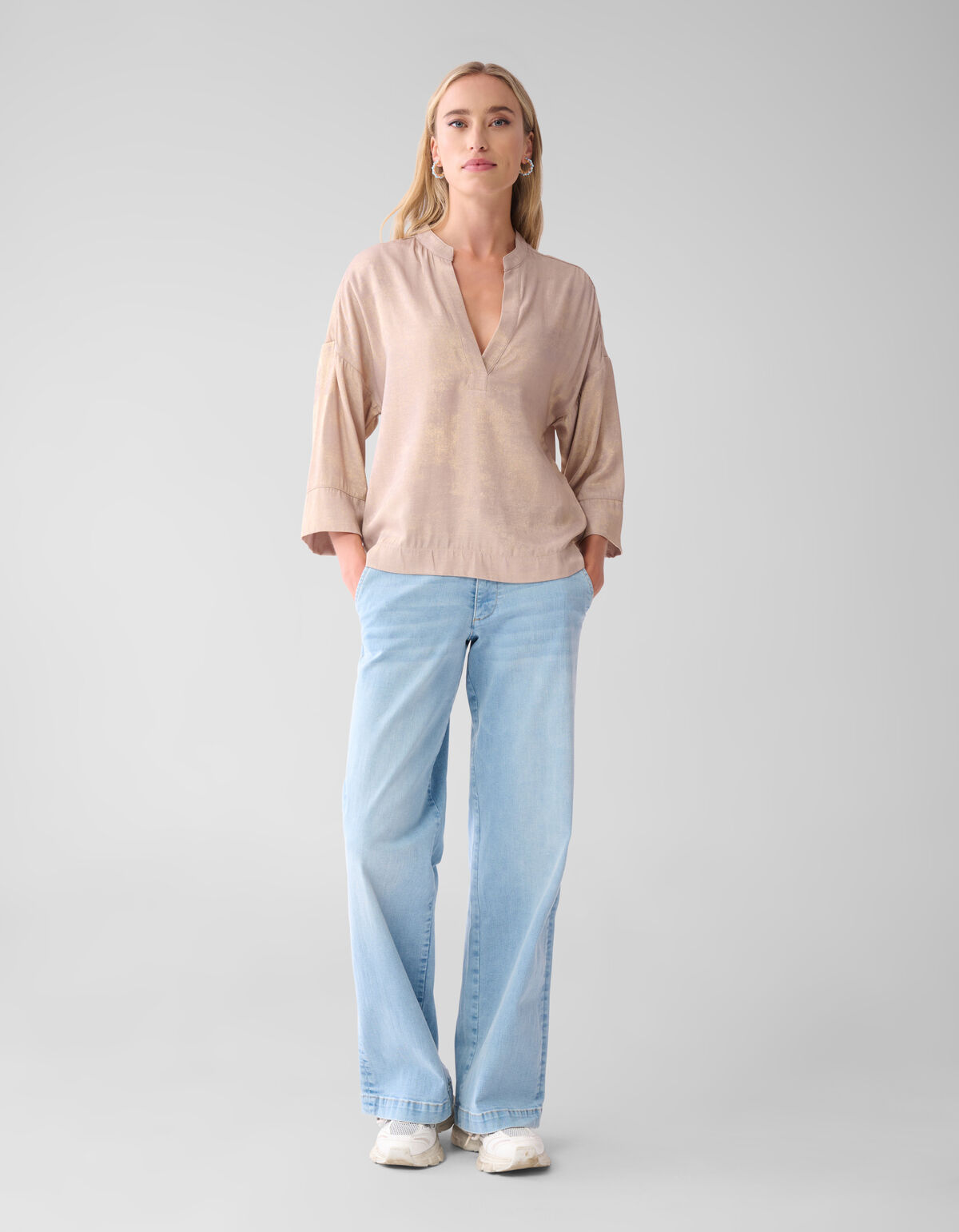 Shine Wide Blouse Goud SHOEBY WOMEN