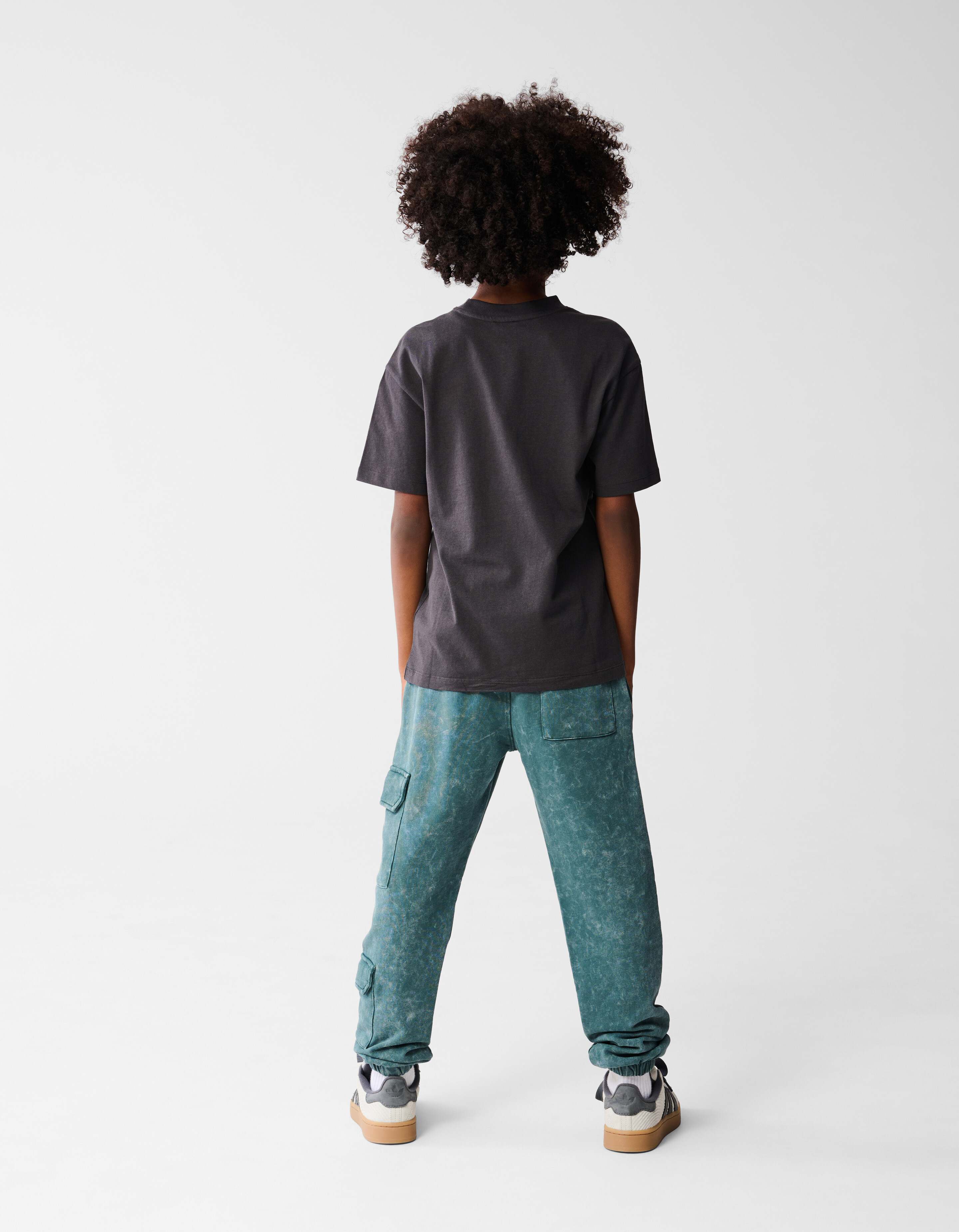 Washed Cargo Broek Donkerblauw SHOEBY BOYS