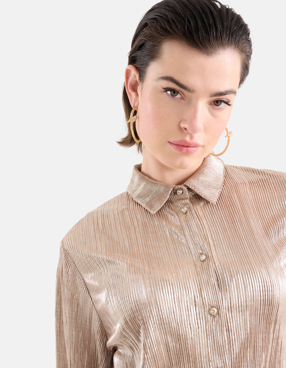 Metallic Blouse Goud SHOEBY WOMEN