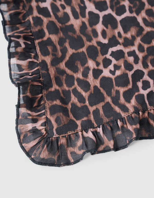 Leopard Bandana Bruin SHOEBY ACCESSOIRES